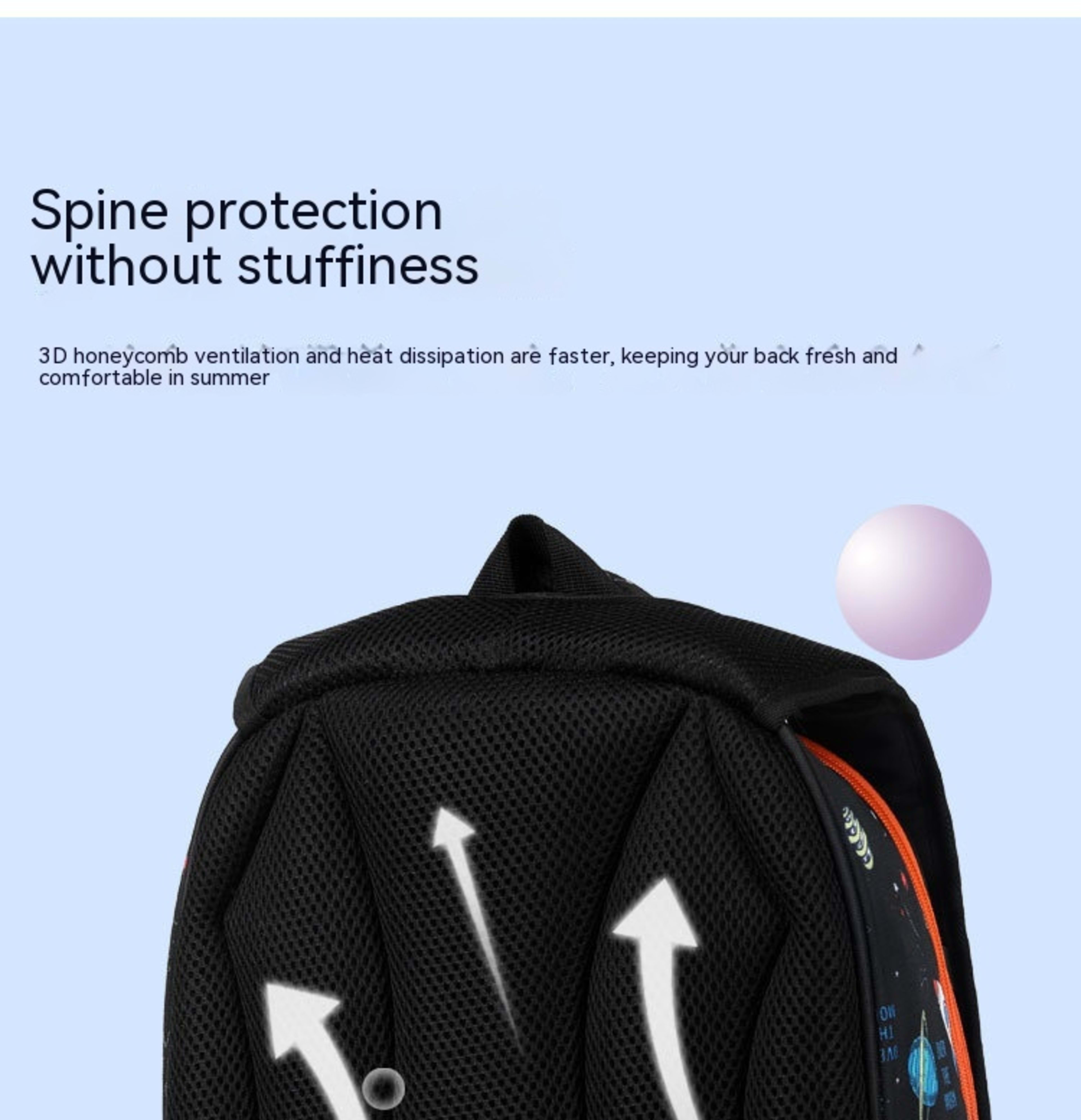 Primary School Boys Large Capacity Children's Backpack Space Schoolbag 13