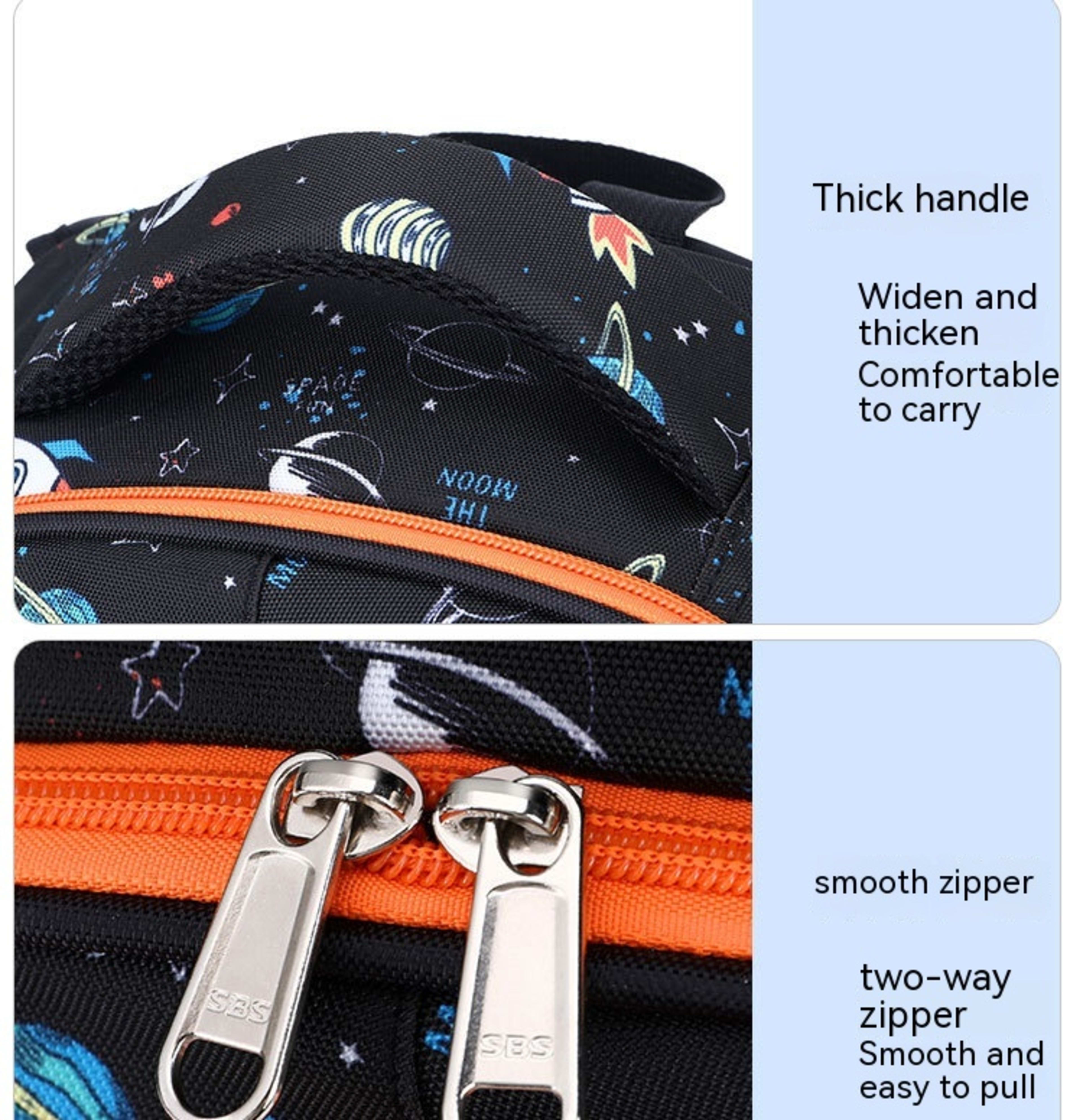 Primary School Boys Large Capacity Children's Backpack Space Schoolbag 9
