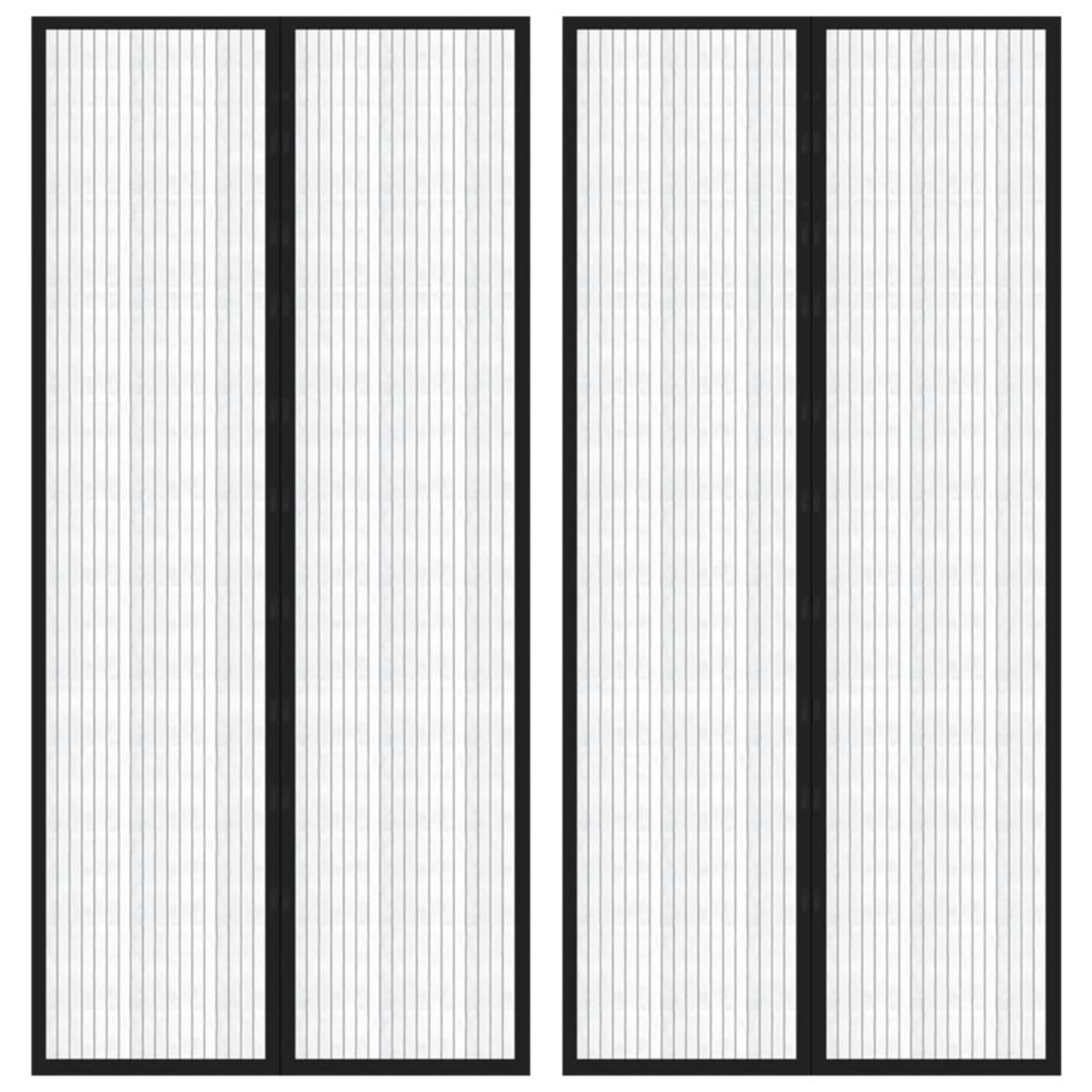 Fly Screen Door Curtains, 2 pcs. Magnetic Fly Screen Door Curtain 2