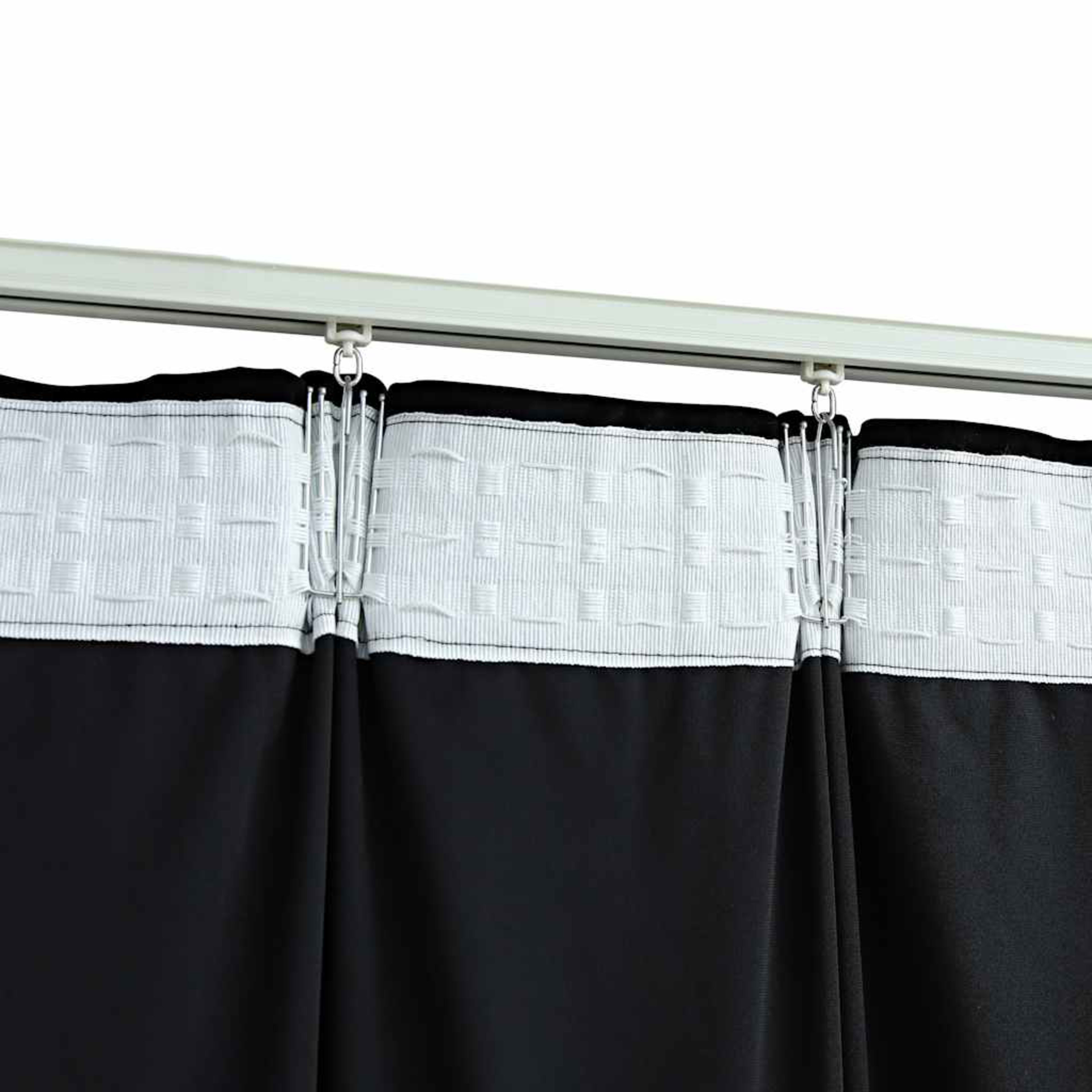 blackout curtain with hooks, velvet;   blackout curtain with 5