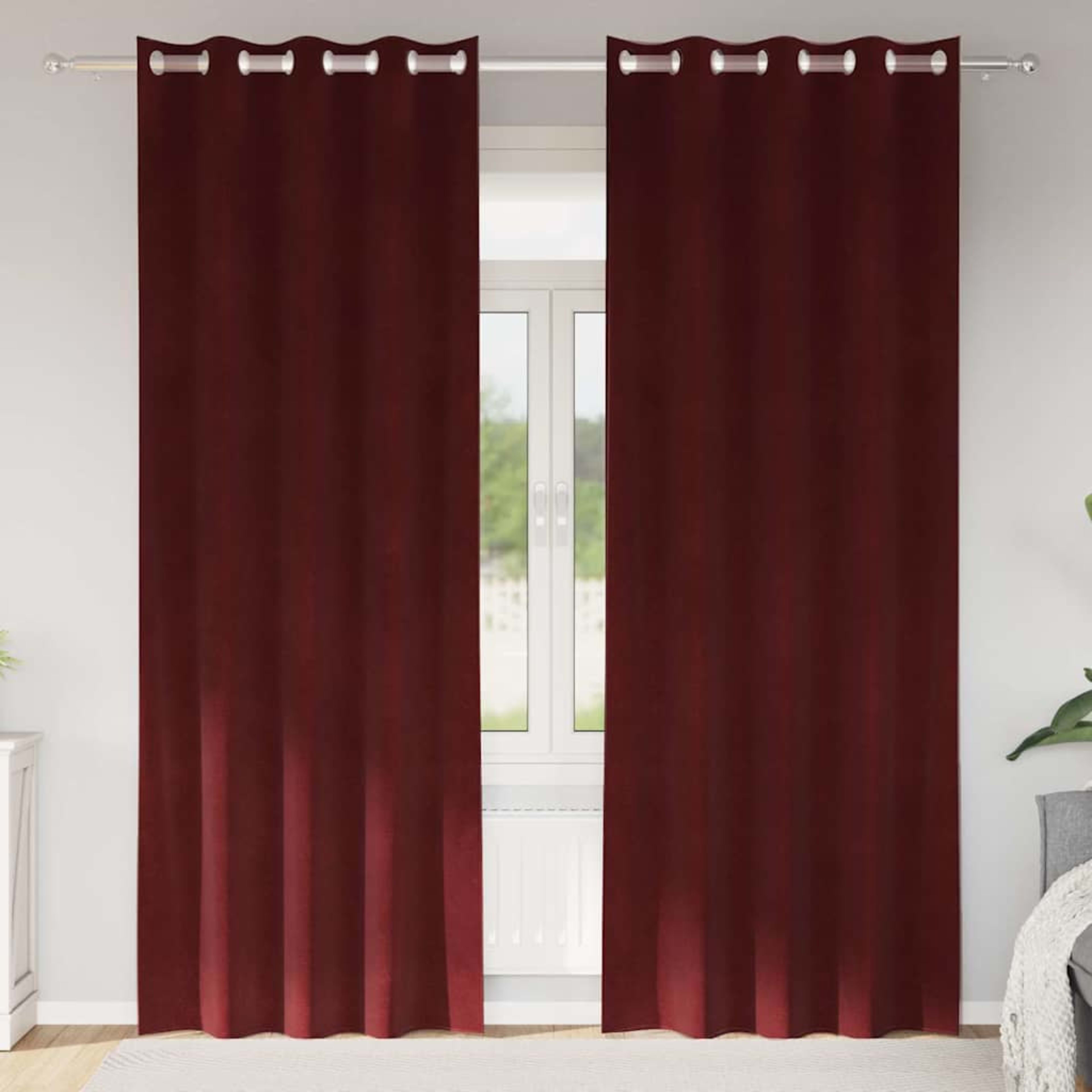 Curtains with Drapes 2 pcs Velvet 23