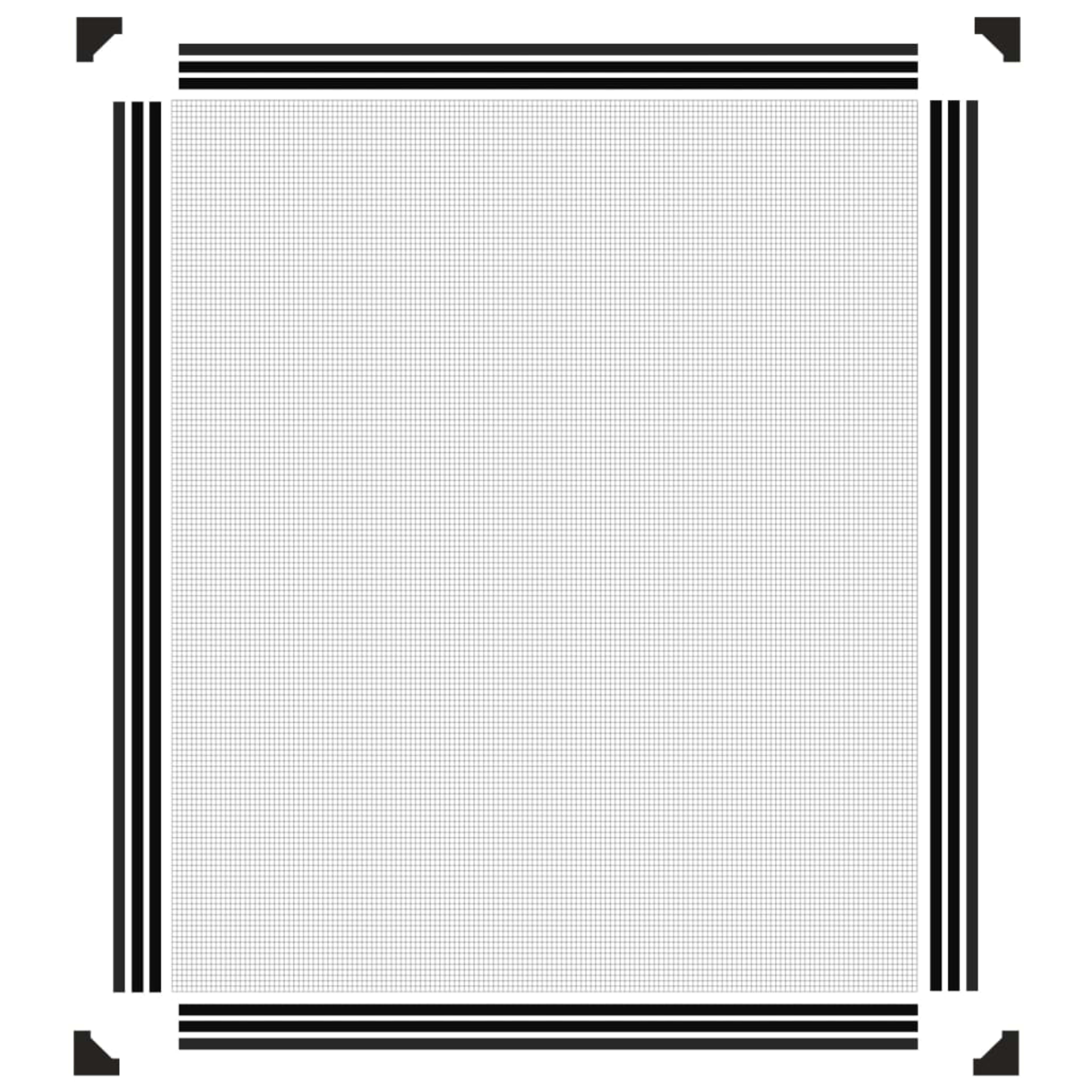 Magnetic Insect Screen for Windows Anthracite   Magnetic Insect Screen for 7