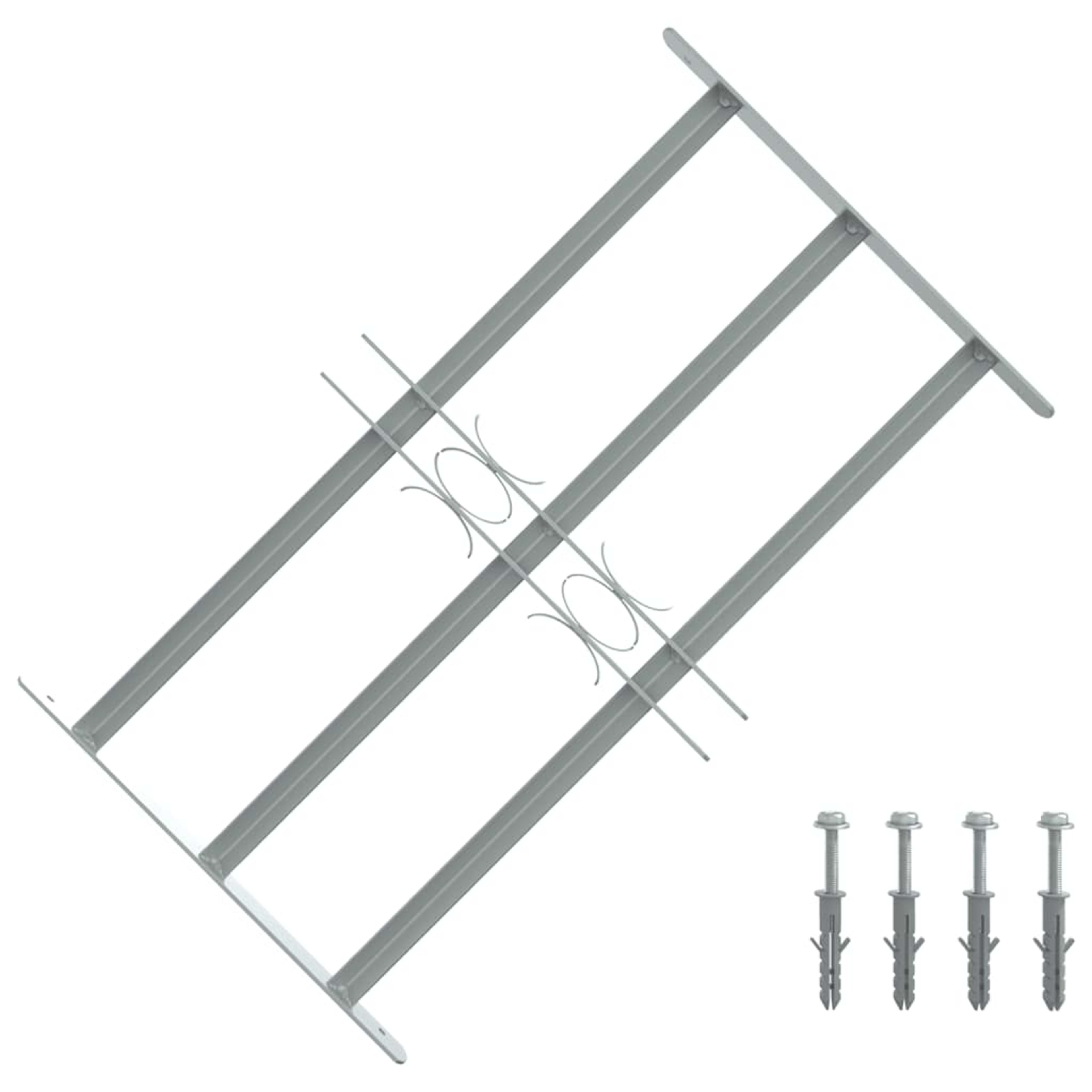 Adjustable Window Grille with 2 Crossbars 500-650 mm 8