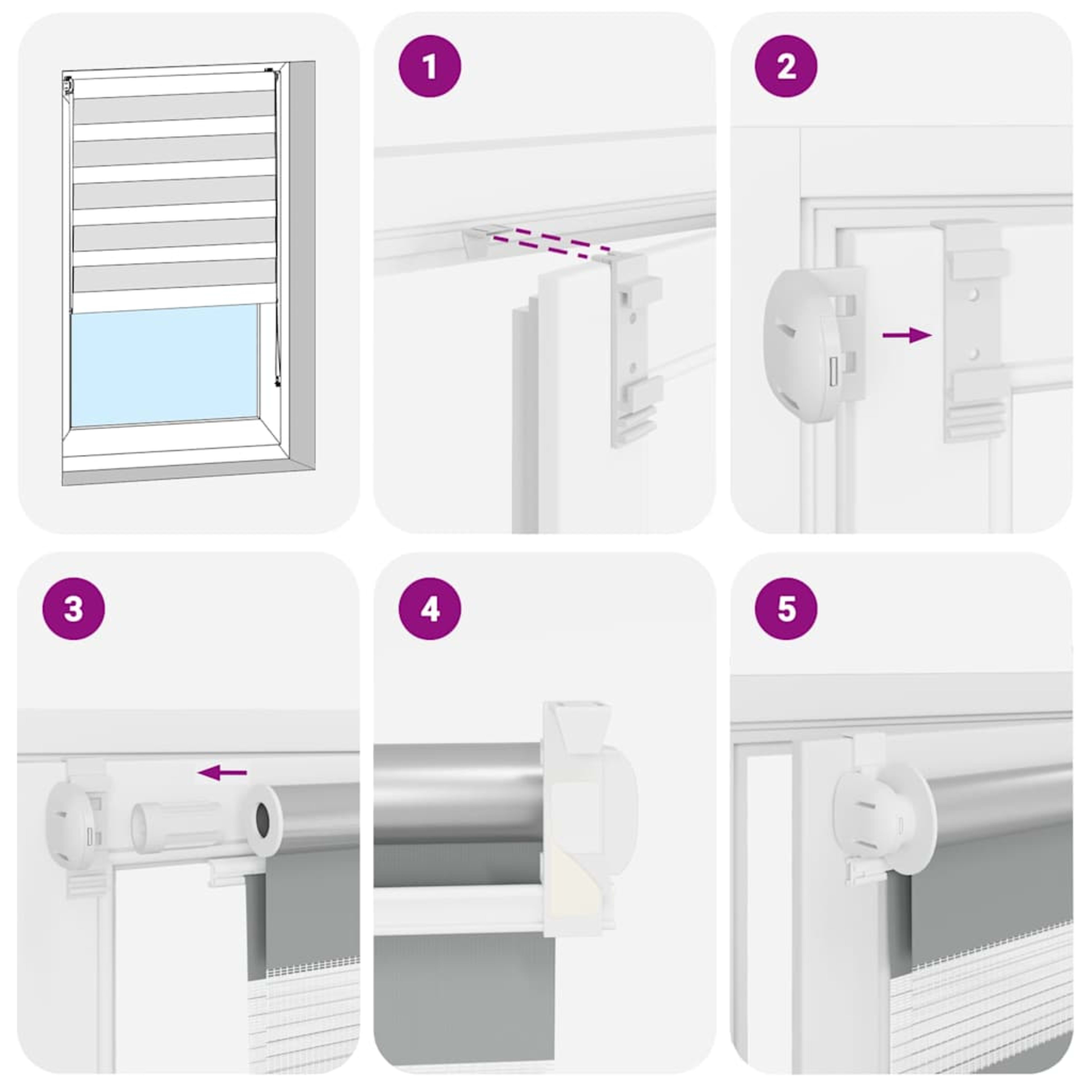 Double roller blind side pull Duo double roller blind Double roller blind side pull Double roller blind Double roller bl 5