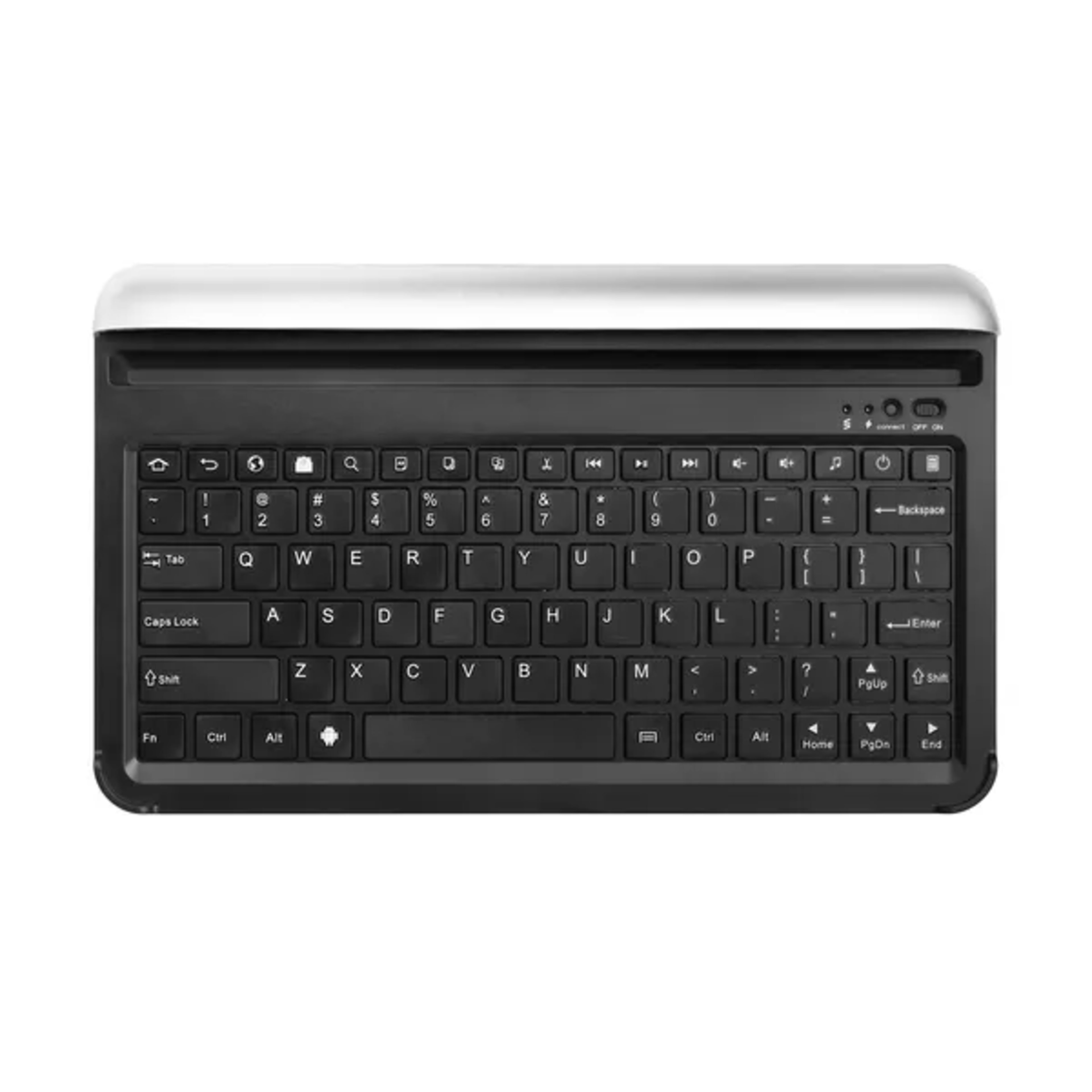 Ultra-portable Wireless Keyboard With Built-in Stand For KOCASO MX1080 And INova EX1080 In Silver 2