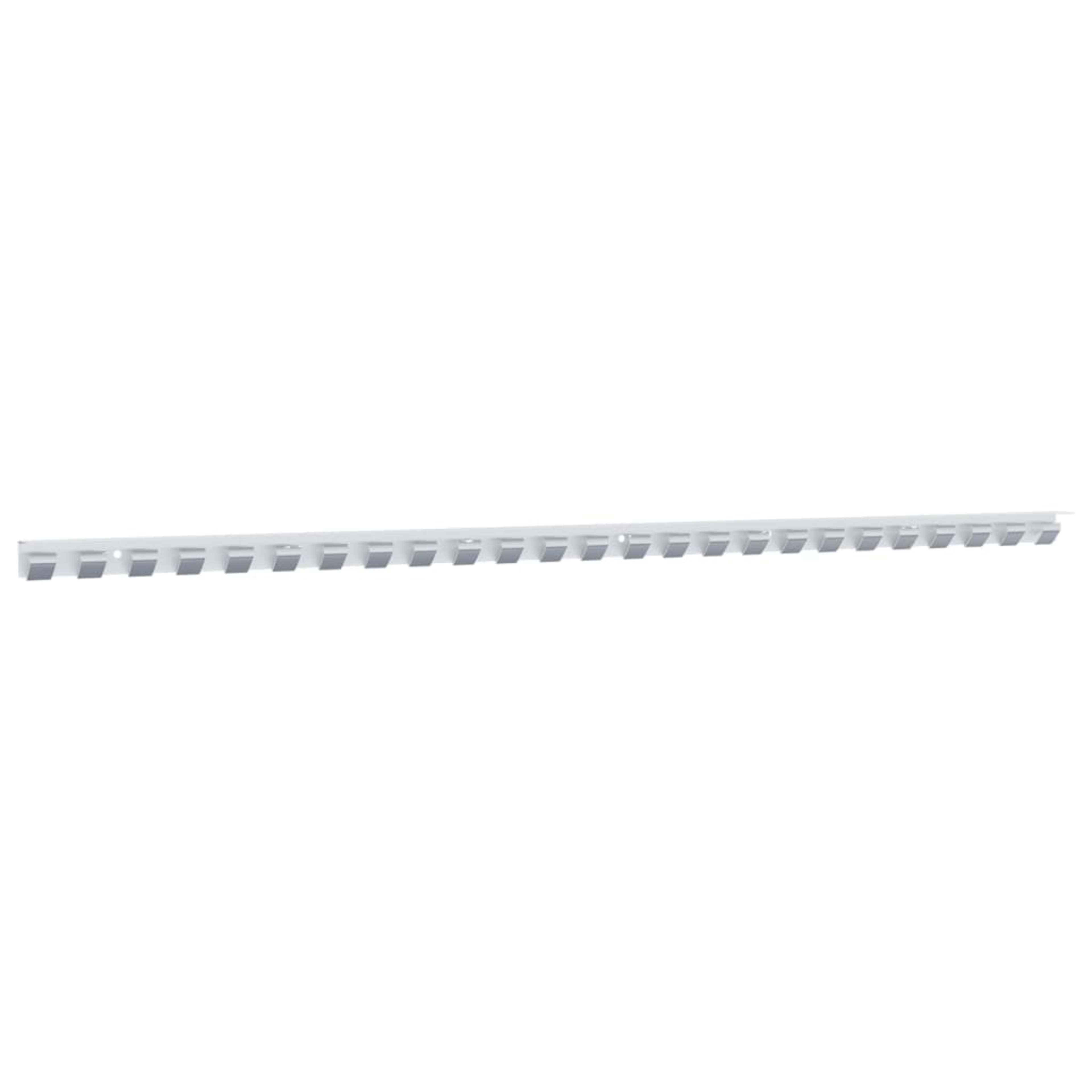 Strip Curtain Hook Rail Silver 1 m Stainless Steel 6