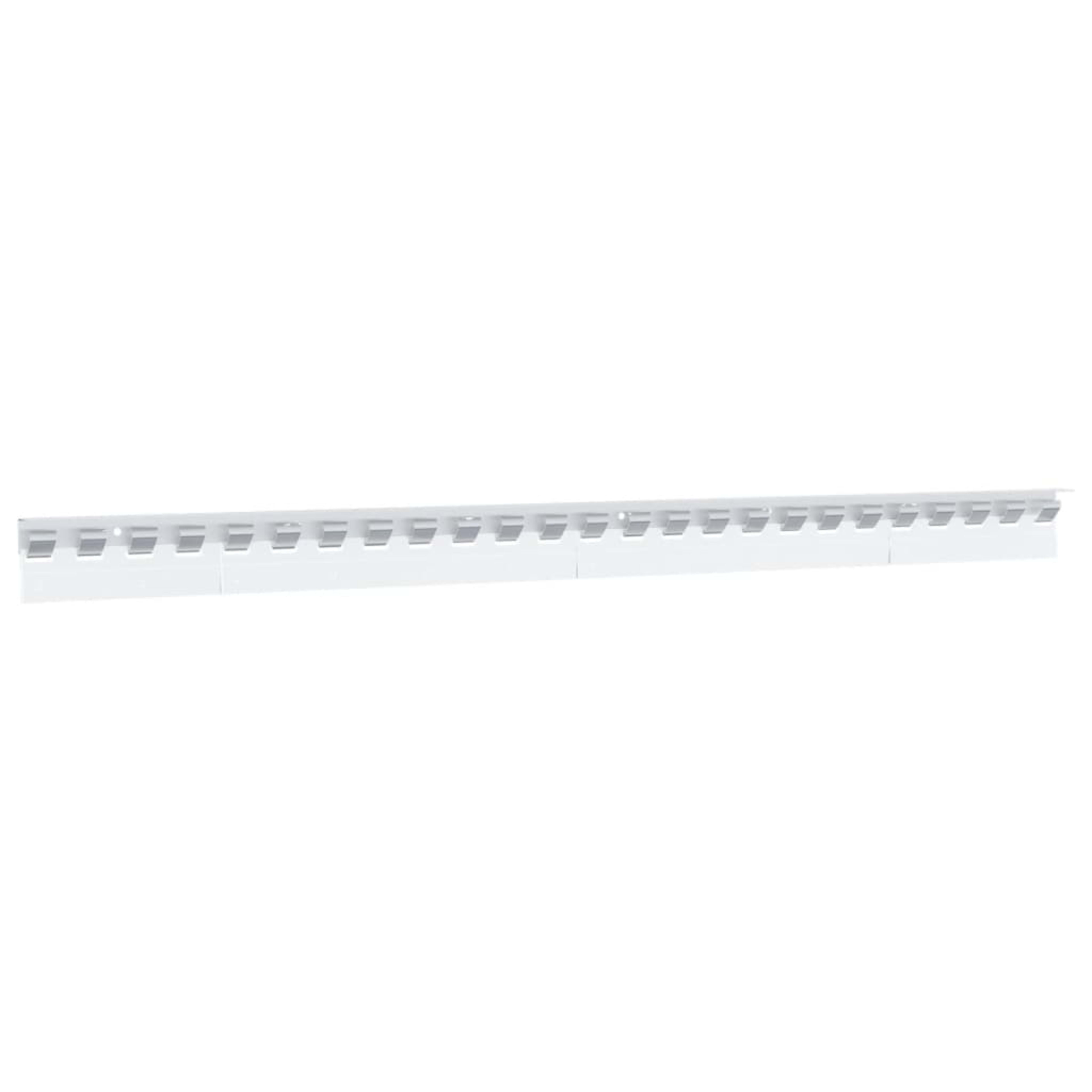 Strip Curtain Hook Rail Silver 1 m Stainless Steel 5
