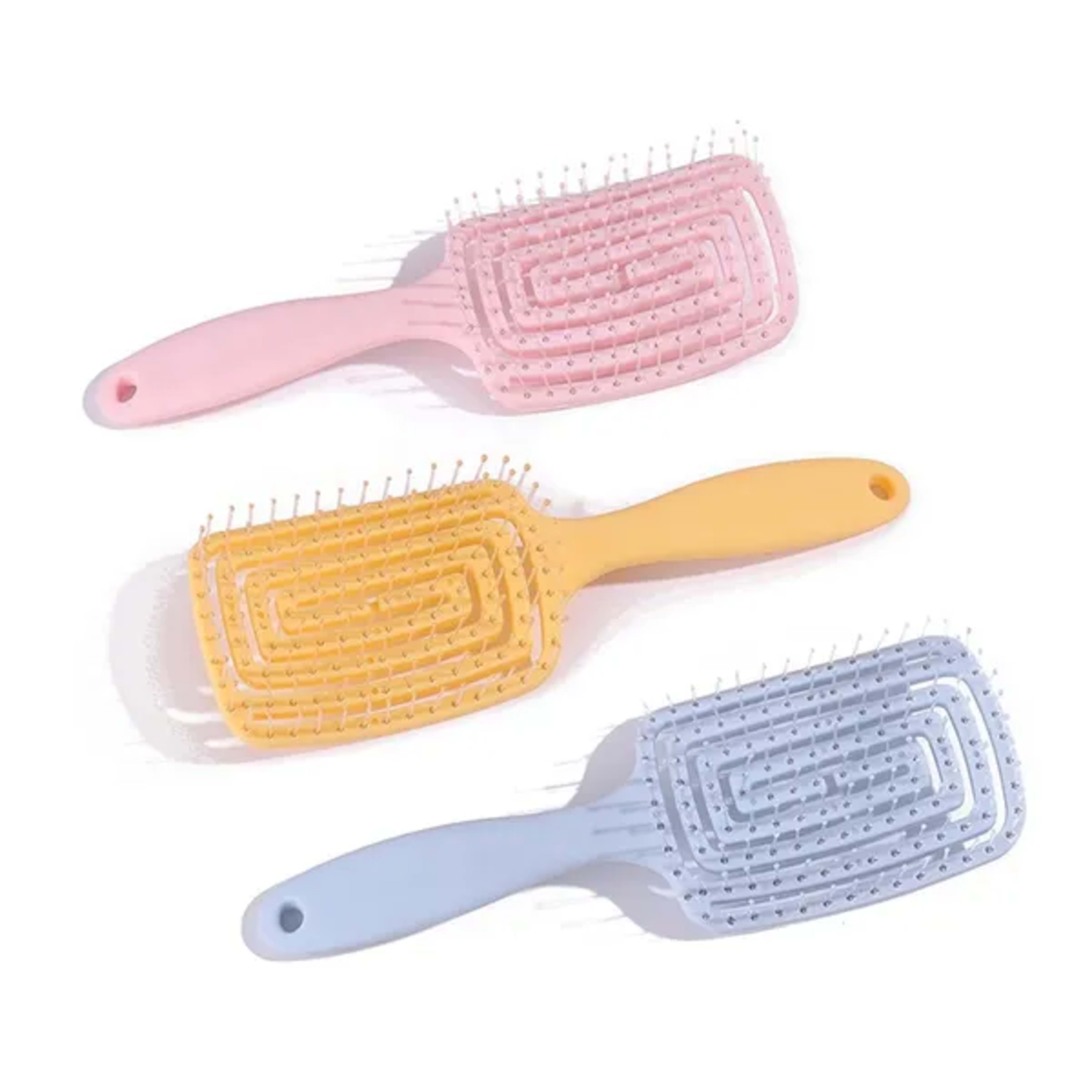 Purple 1 PCS Curl Hair Brush, Curly Defining Brush, Vented Hair Brush For Shaping, Detanging And Defining Curls For Wome 3