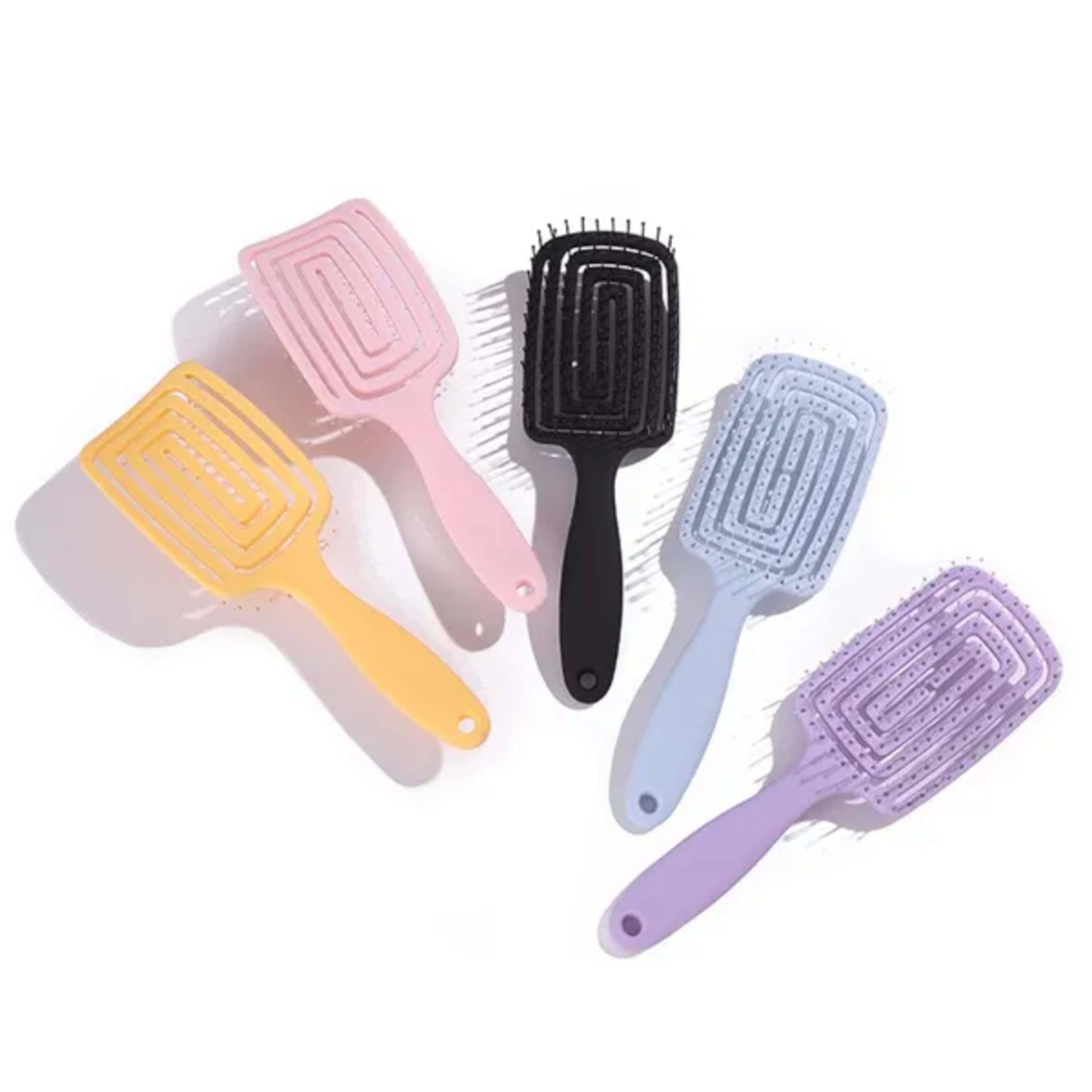 Purple 1 PCS Curl Hair Brush, Curly Defining Brush, Vented Hair Brush For Shaping, Detanging And Defining Curls For Wome 5