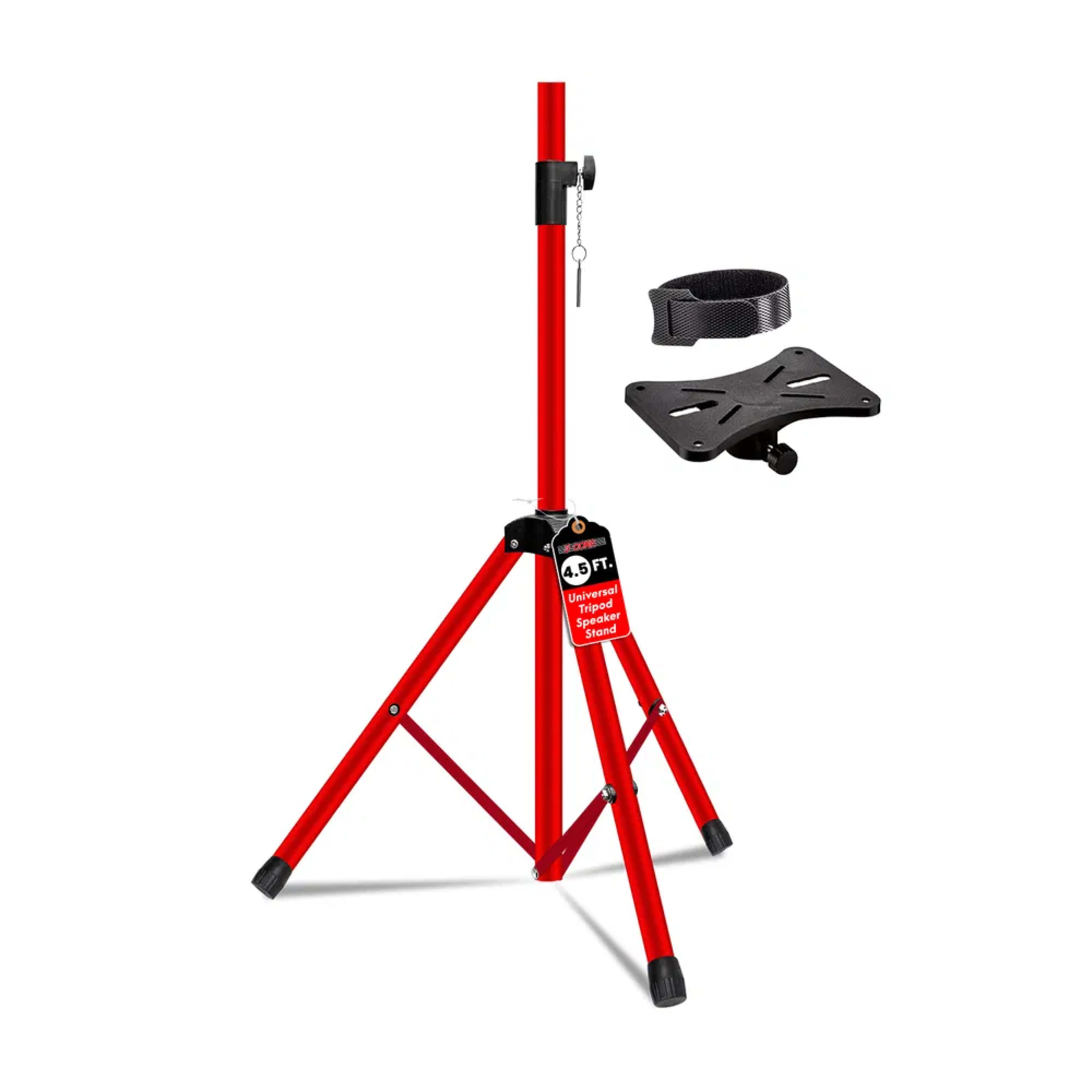 5 Core Speaker Stand Adjustable 31 To 54" PA DJ Tripod Stands Heavy Duty W 35mm Insert 132 Lbs