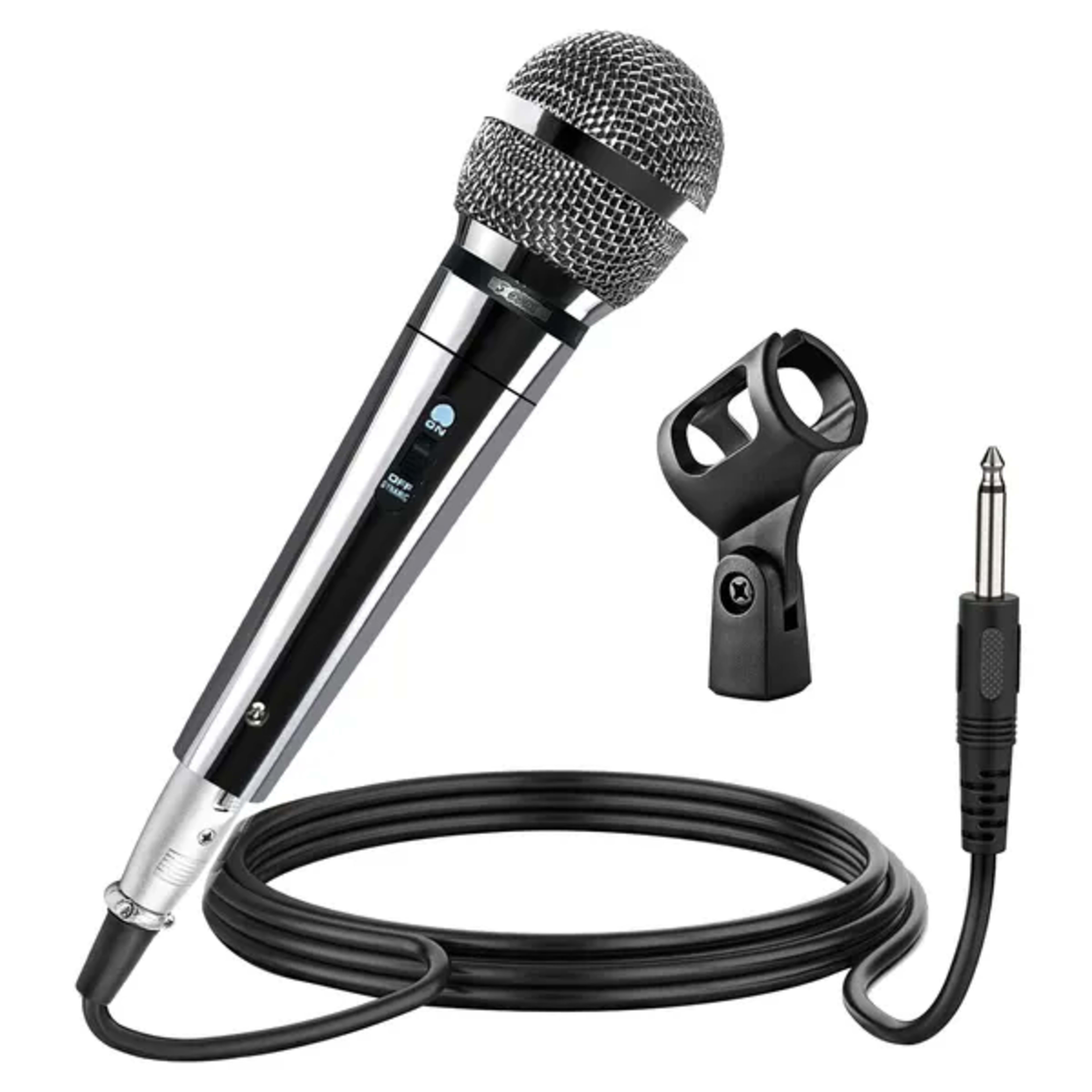 5 CORE Microphone Dynamic Vocal Handheld Mic Cardioid Unidirectional Microfono W On Off Switch + XLR Audio Cable For Sin 4
