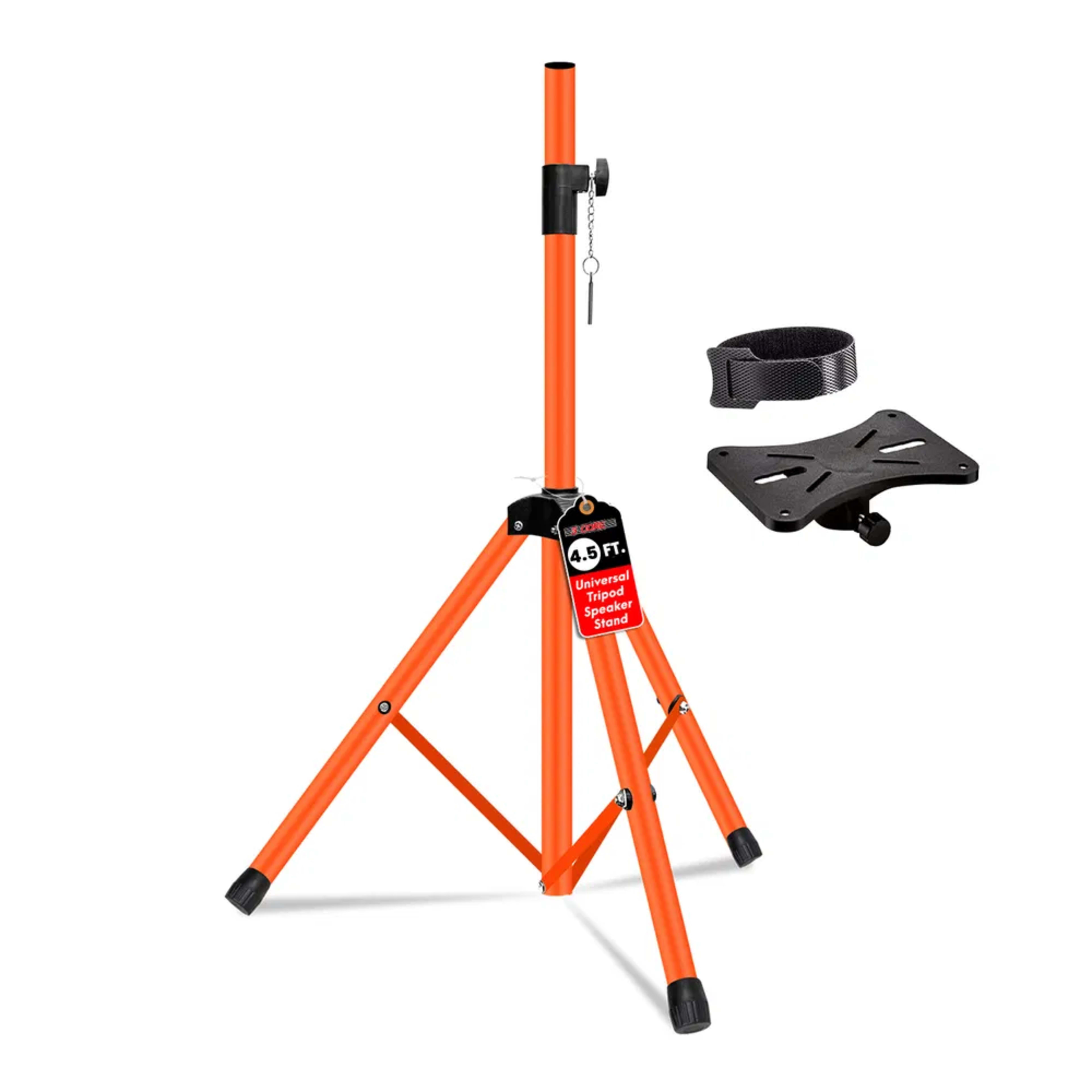 5 Core Speaker Stand Adjustable 31 To 54" PA DJ Tripod Stands Heavy Duty W 35mm Insert 132 Lbs 8