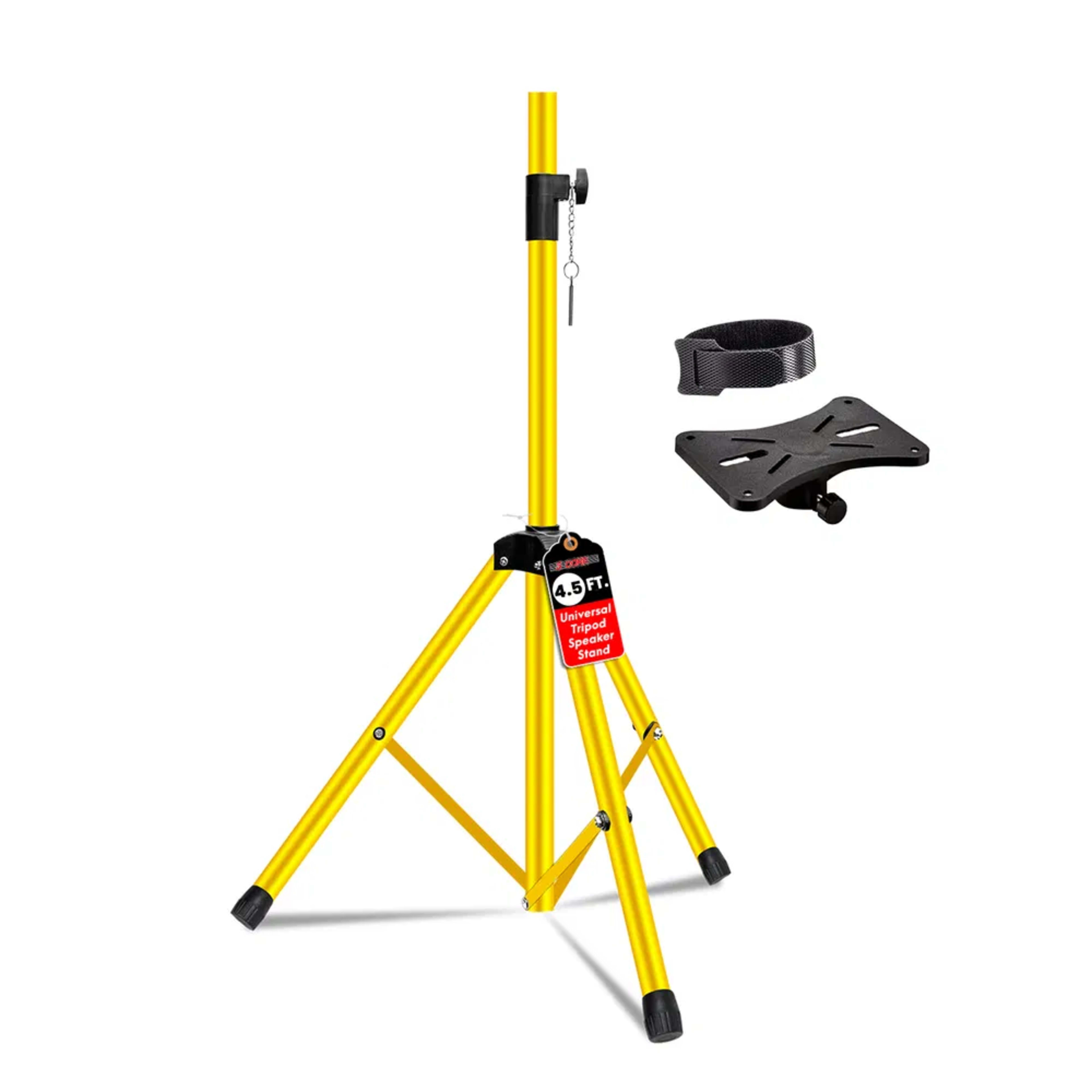 5 Core Speaker Stand Adjustable 31 To 54" PA DJ Tripod Stands Heavy Duty W 35mm Insert 132 Lbs 7