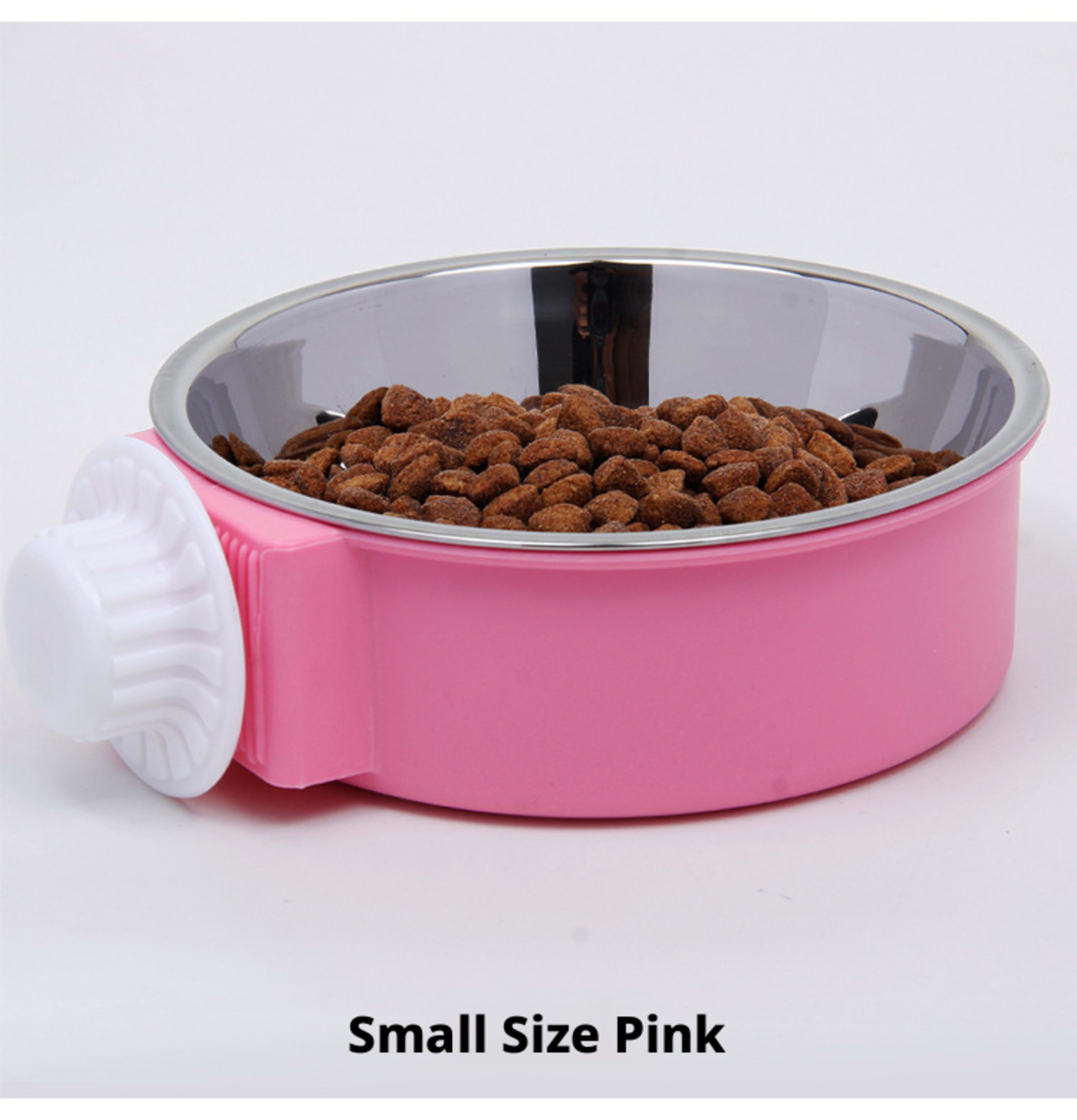 Pet hanging cage steel bowl-blue-14 * 14 *5cm-1 piece 3