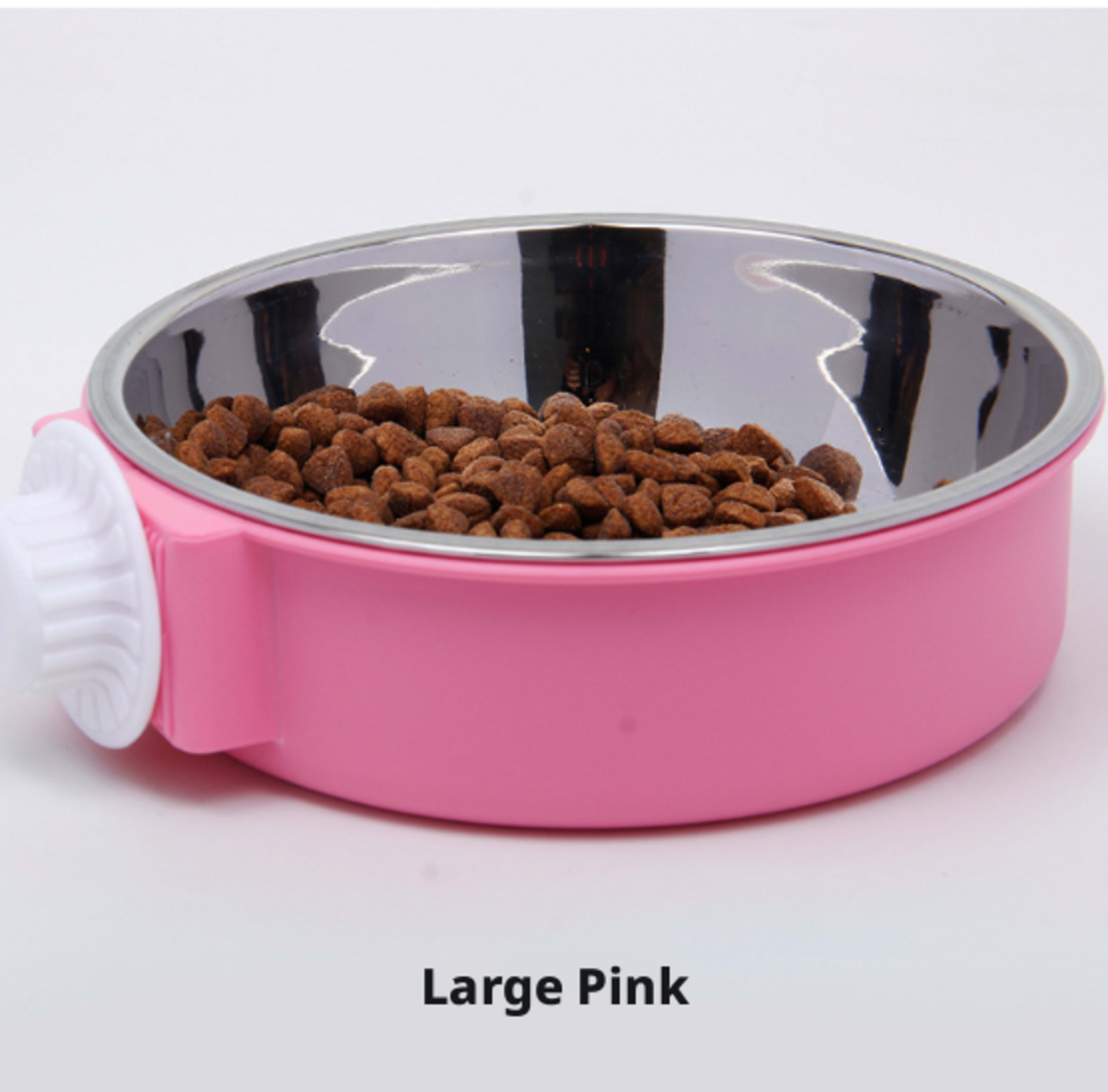 Pet hanging cage steel bowl-blue-14 * 14 *5cm-1 piece 4