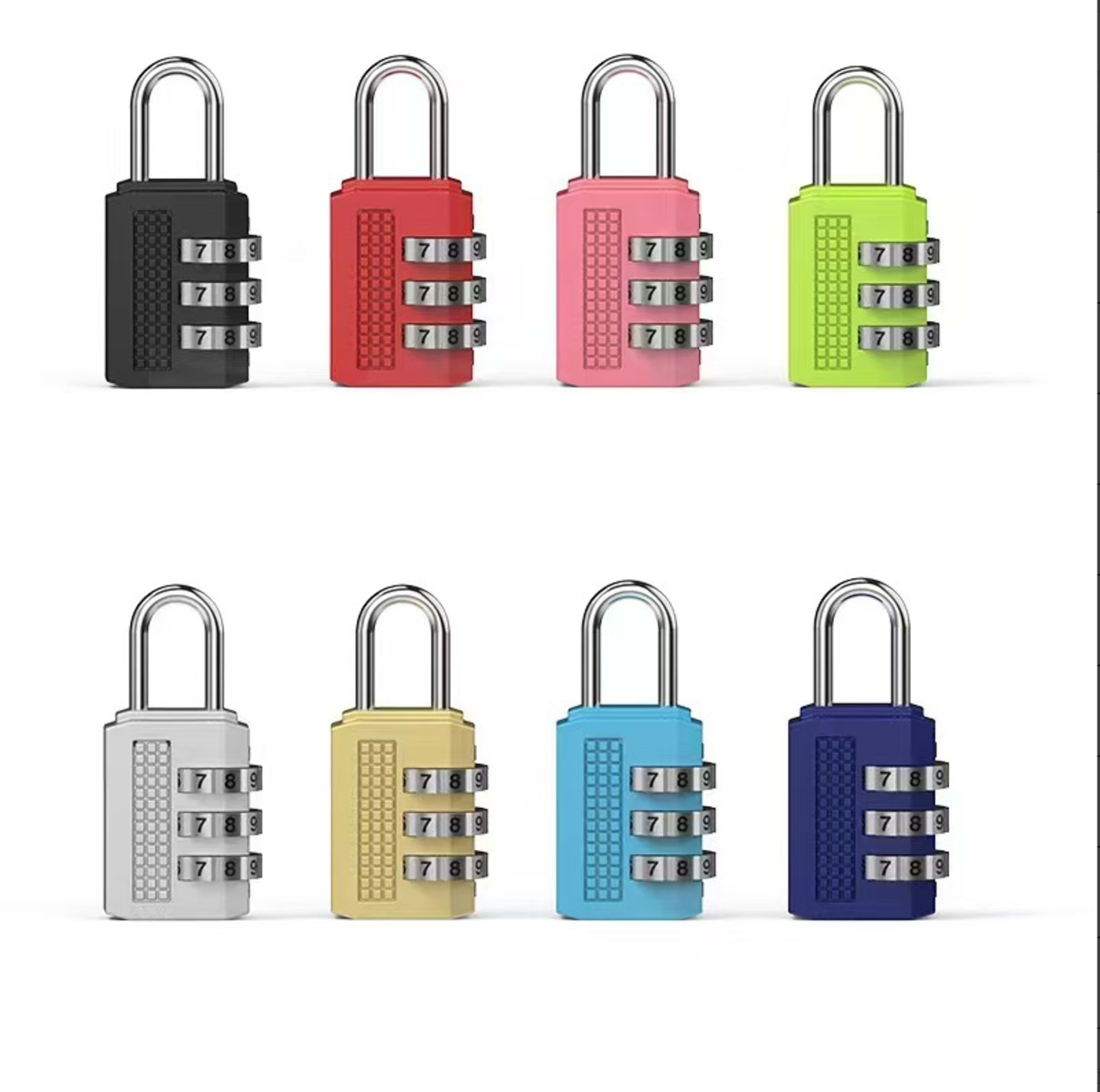 Mini digital combination lock-zinc alloy-red-1 handle 3