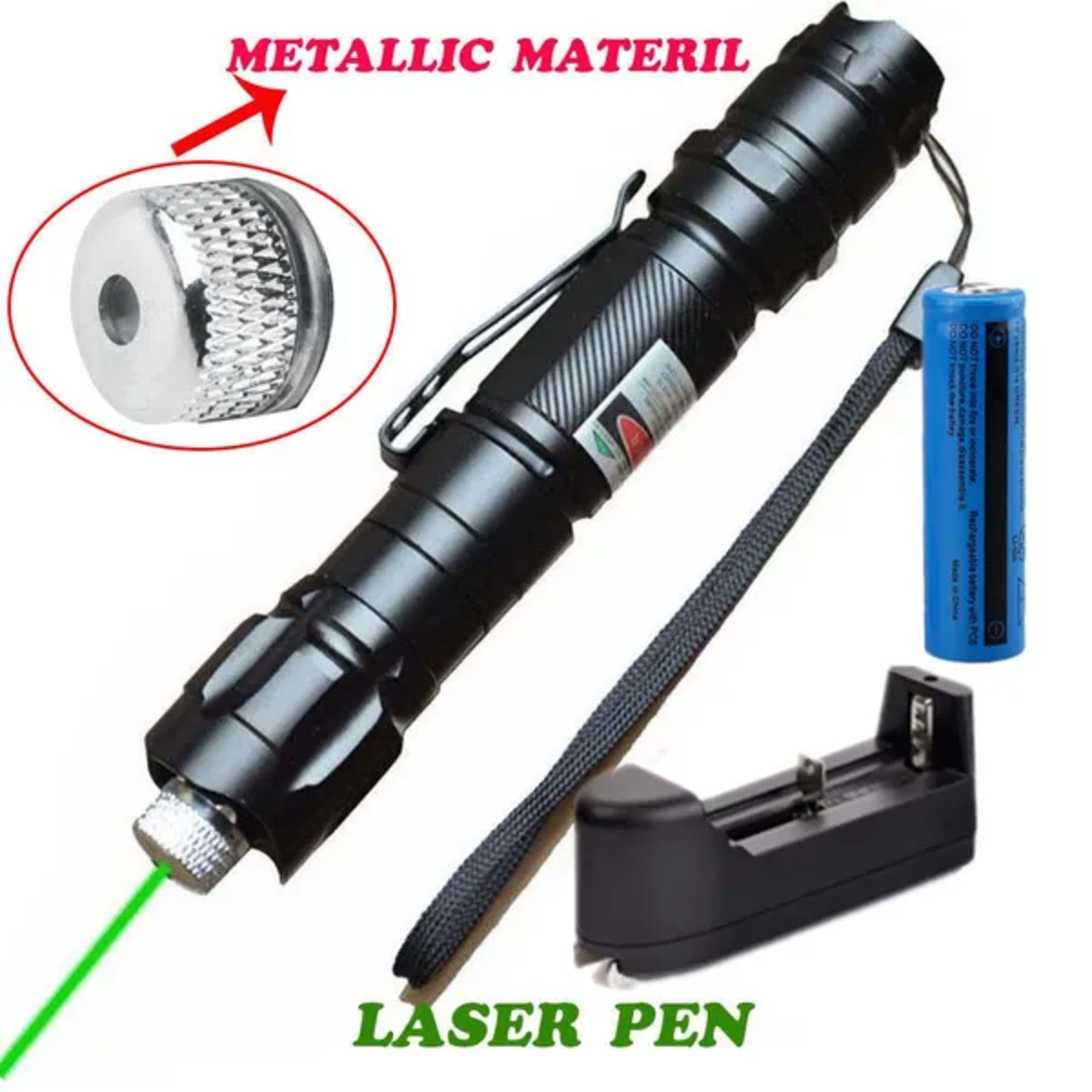 Green Laser Pointer Pen Astronomy Star Visible Beam Lazer&Battery&Charger 1