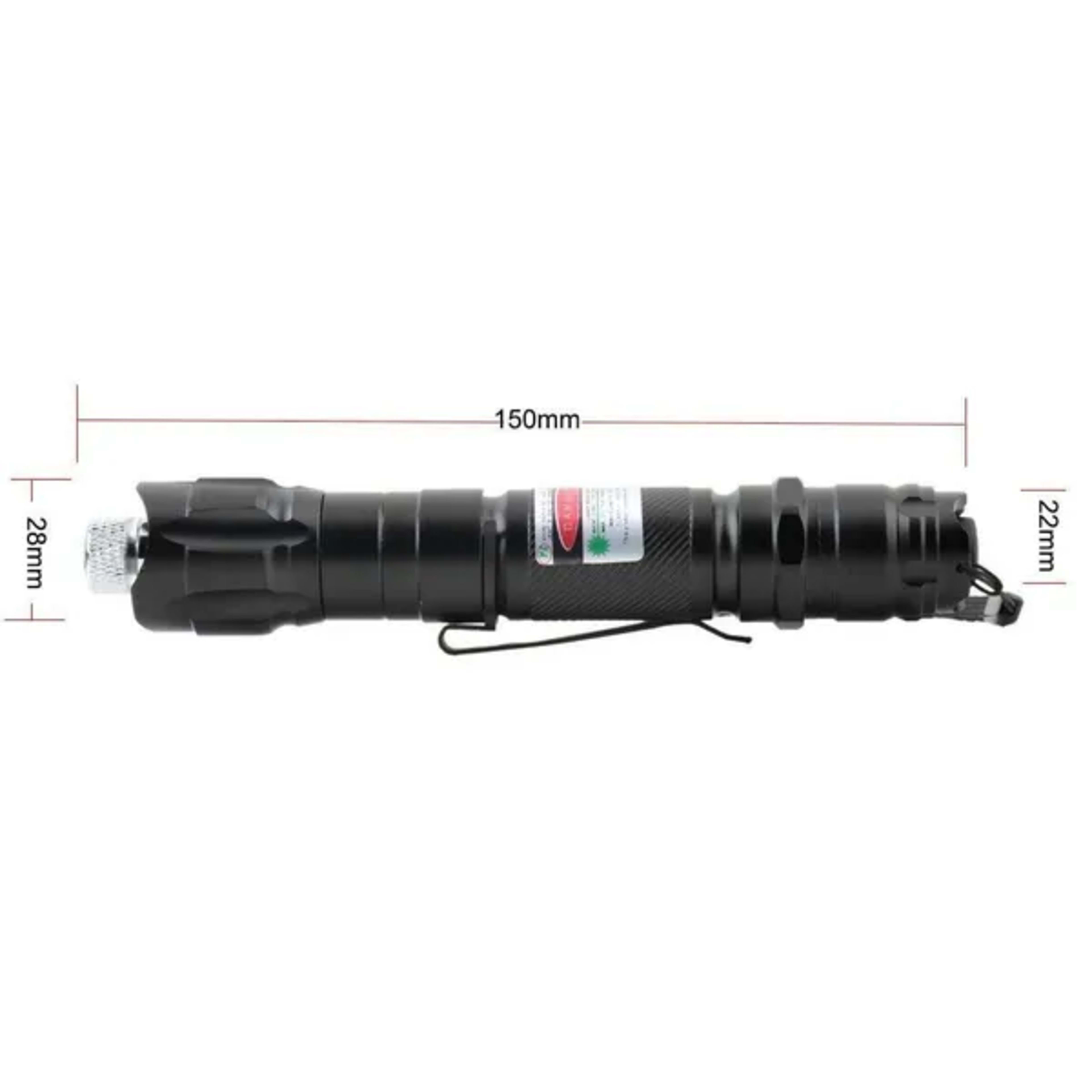 Green Laser Pointer Pen Astronomy Star Visible Beam Lazer&Battery&Charger 6