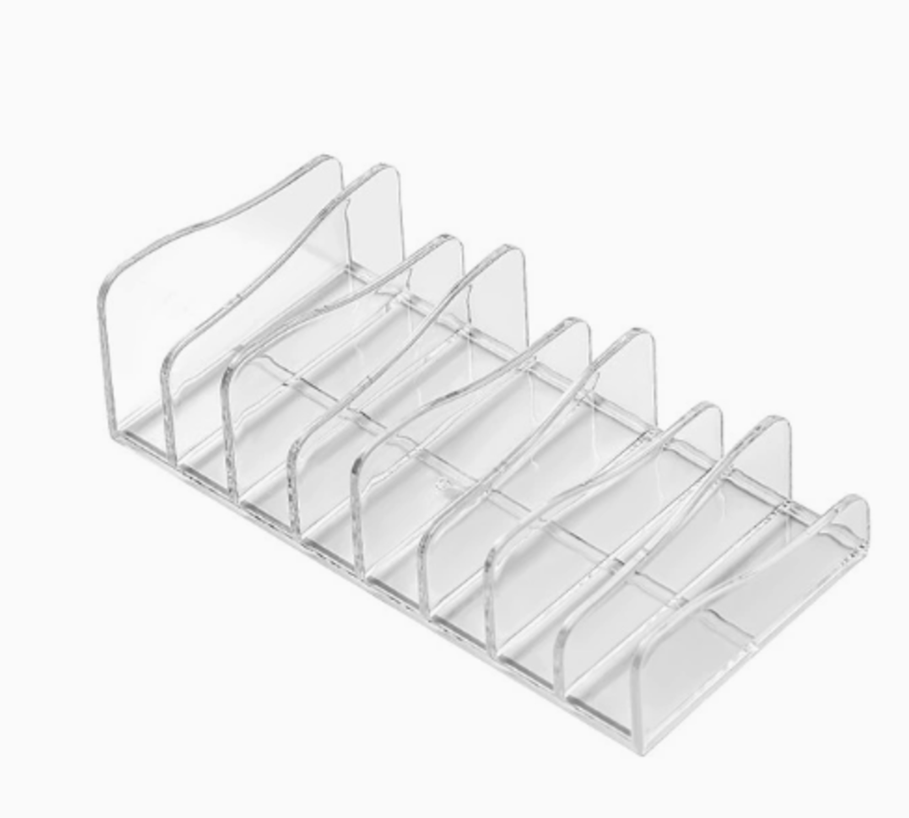 Eye shadow box storage rack-transparent yellow-PS-1 piece 3