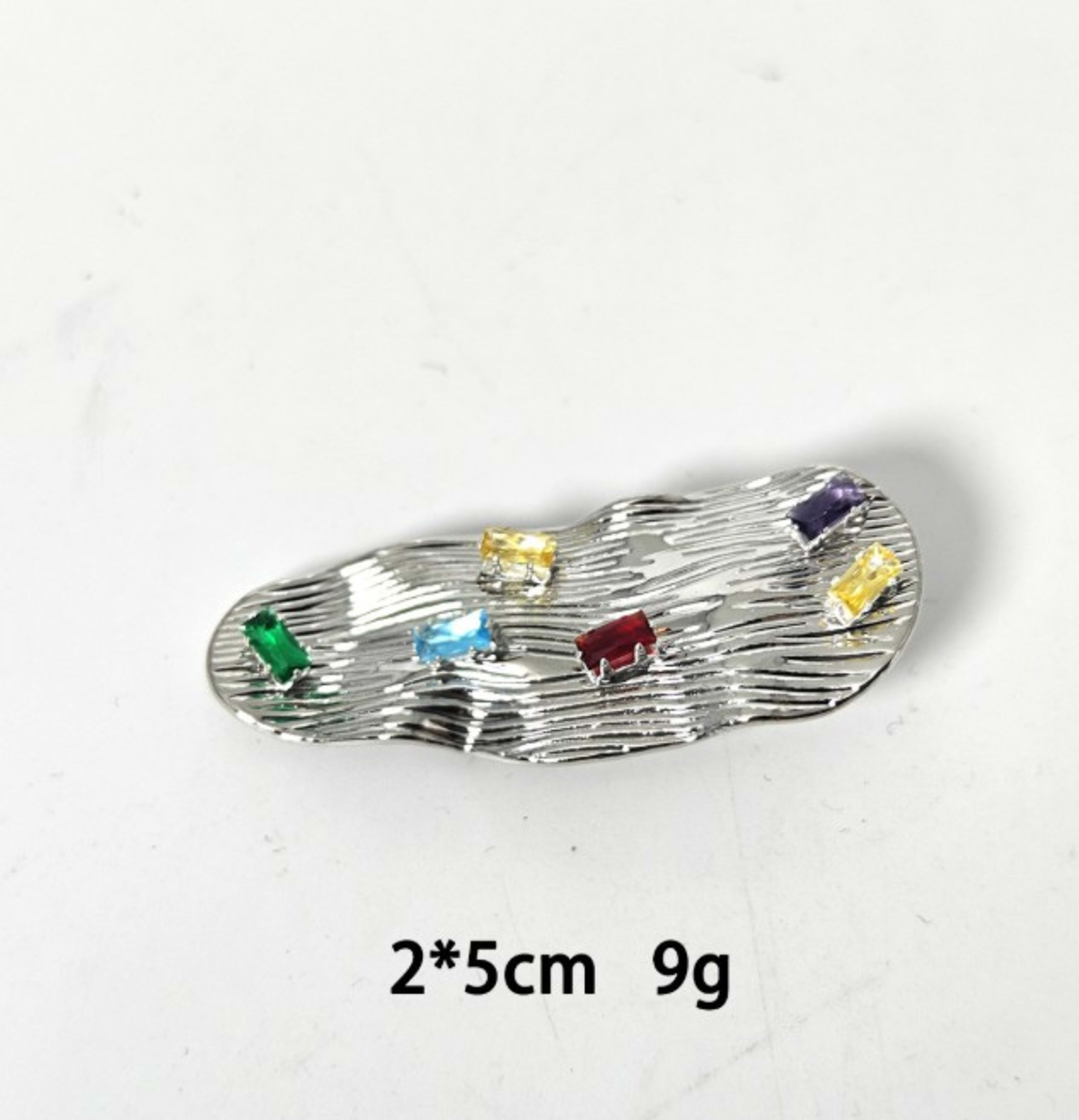 Flash diamond bangs clip-white-1 piece 3
