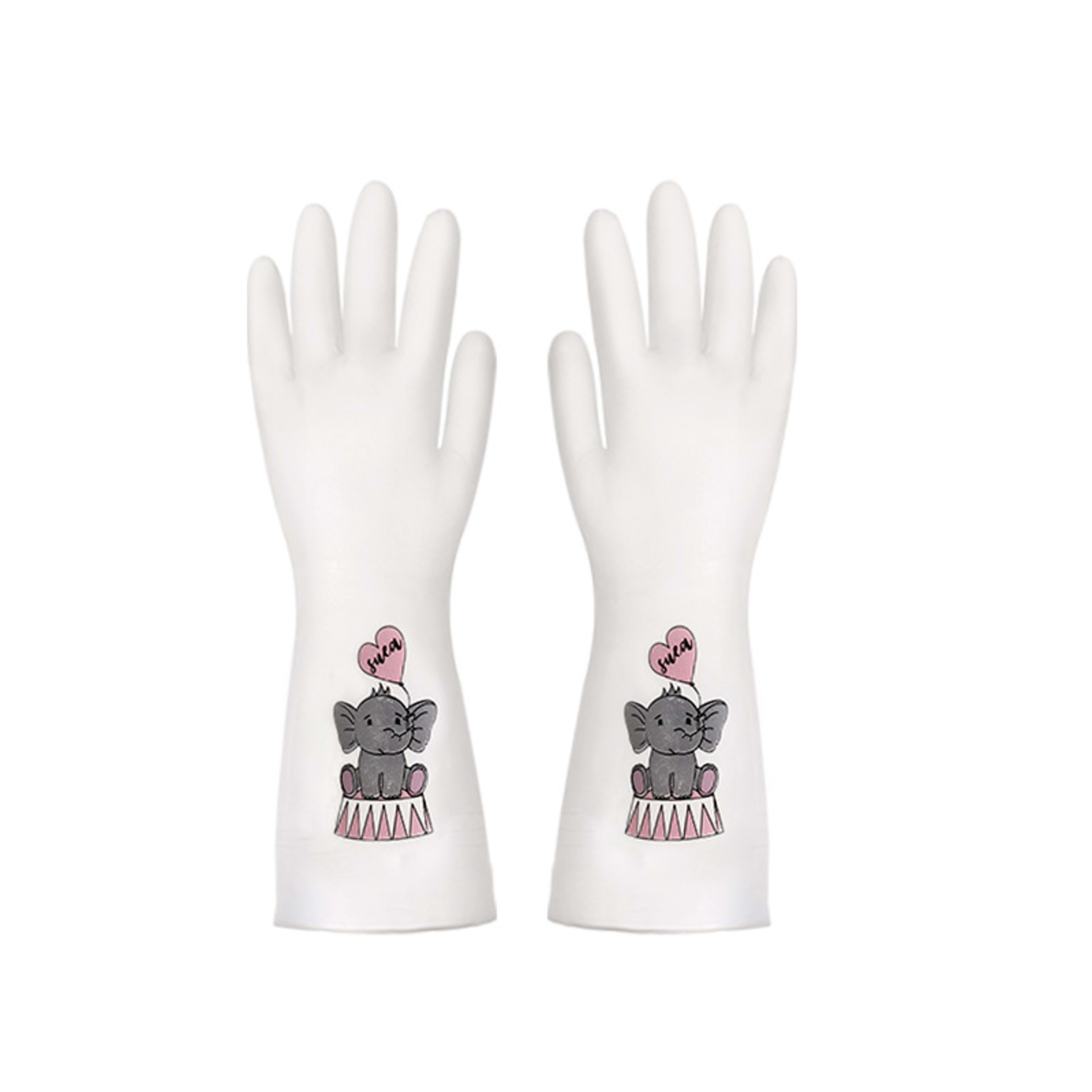 Cartoon Household Gloves-Dumbo Series-Shut-Mouth Models-PVC-L Size-1 Pair 6