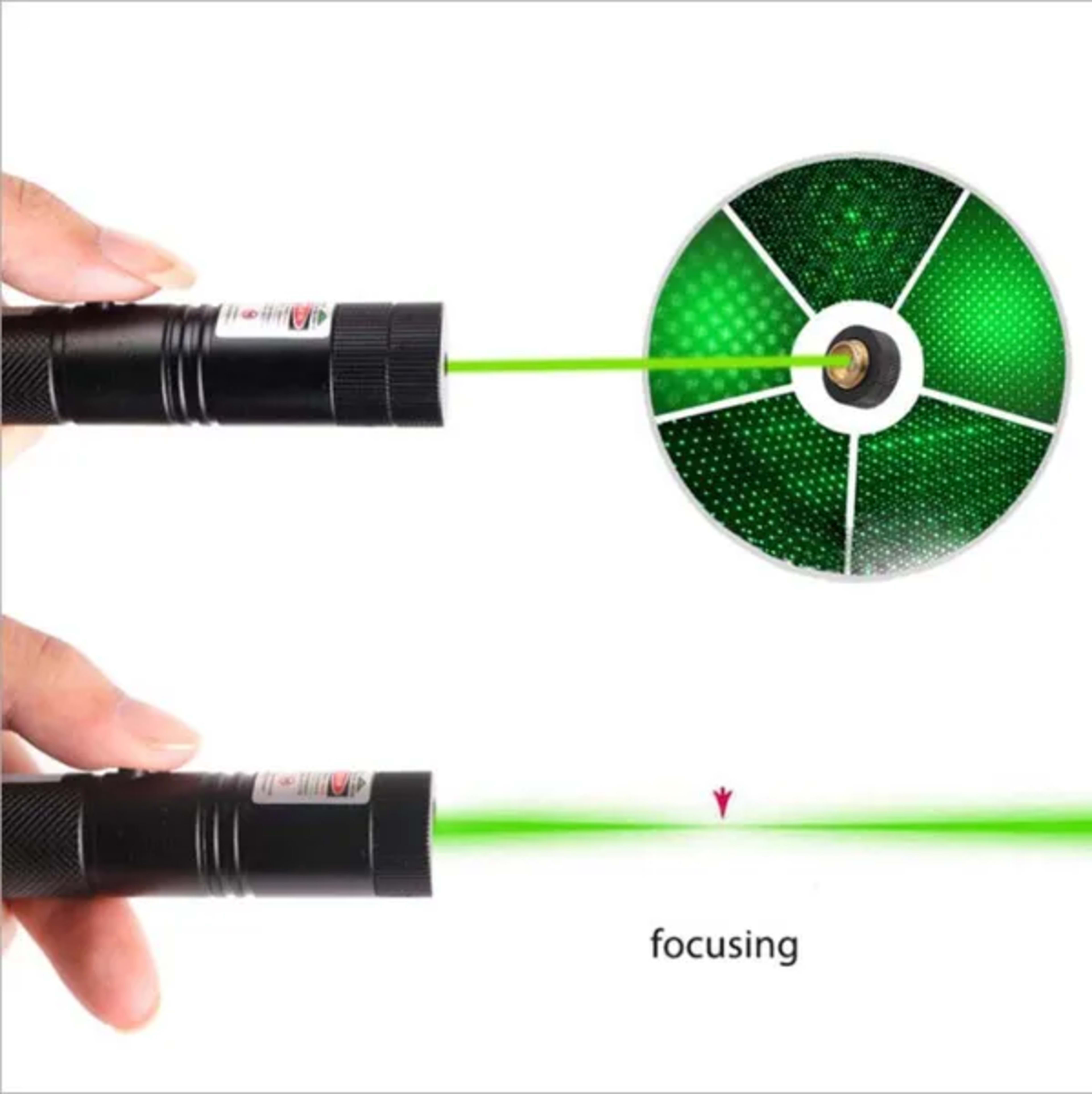 2in1 Starker Grüner Laserpointer Reichweite Präsentation Wiederaufladbar 1