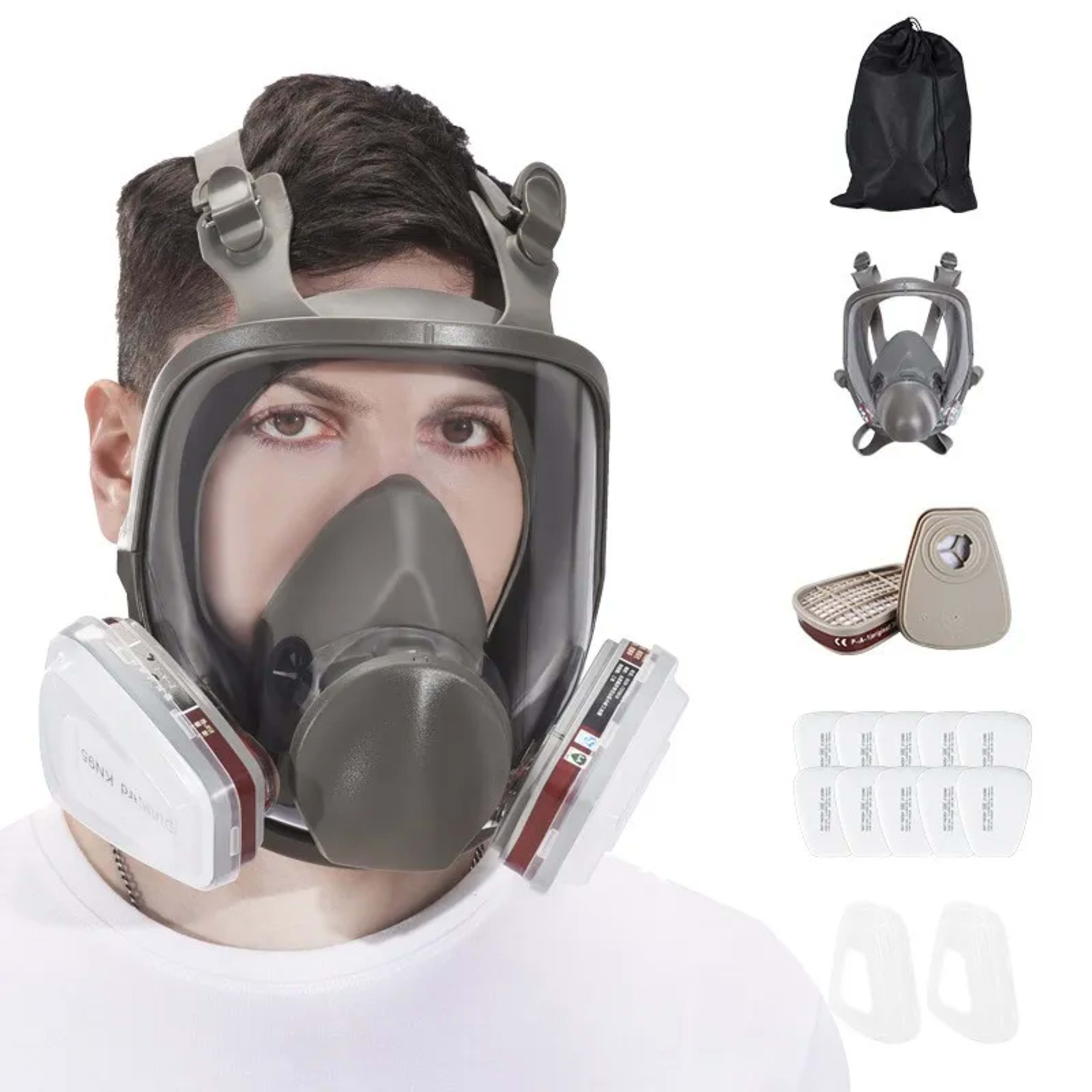 Wiederverwendbar Voll Gesicht Atemgerät Maske Für Malerei Spritzen Schweißen