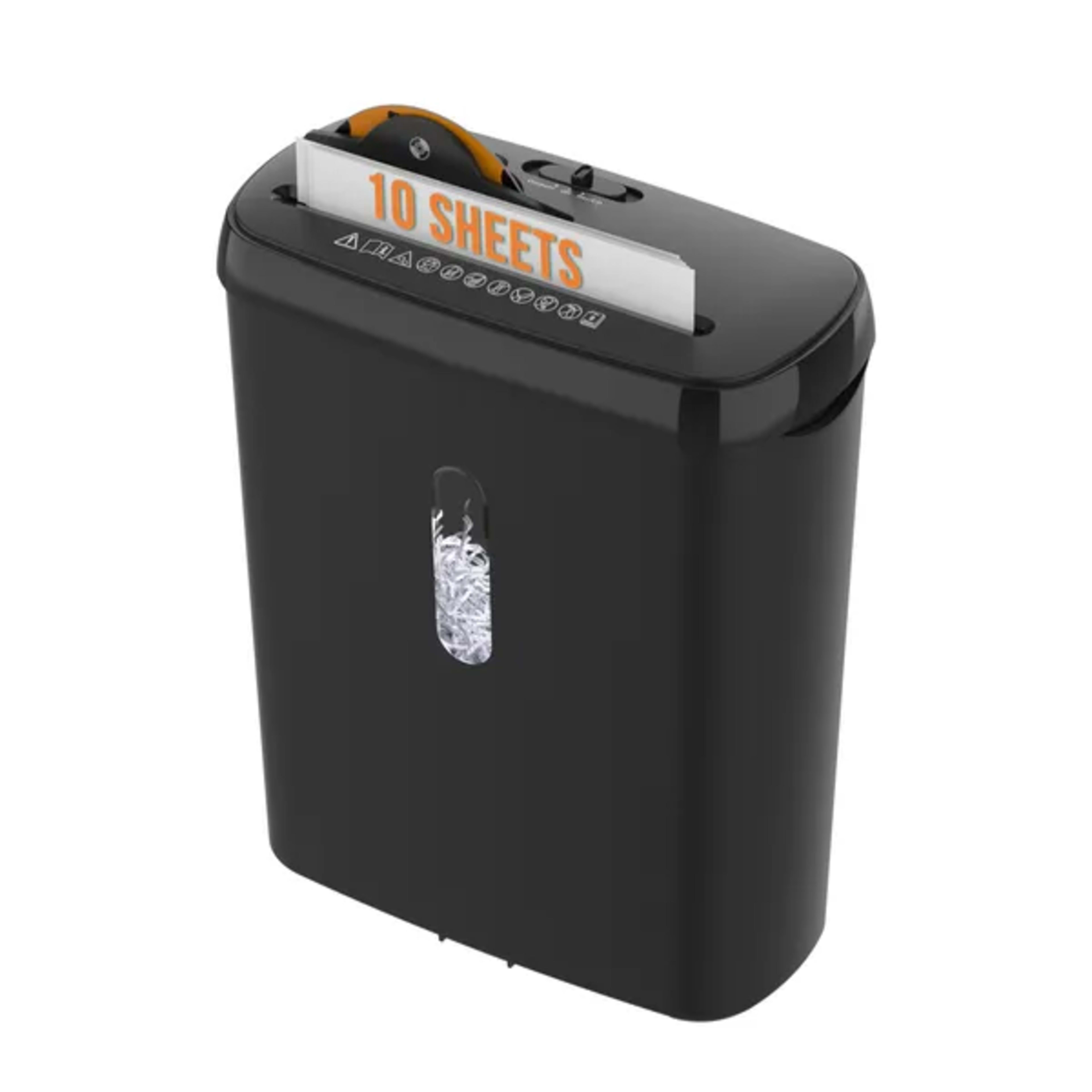 10-Sheet Strip Cut Paper Shredder, P-2 Security Level With 3.17-Gallon Basket, CD & Credit Card Shredder - Durable & Fas 6