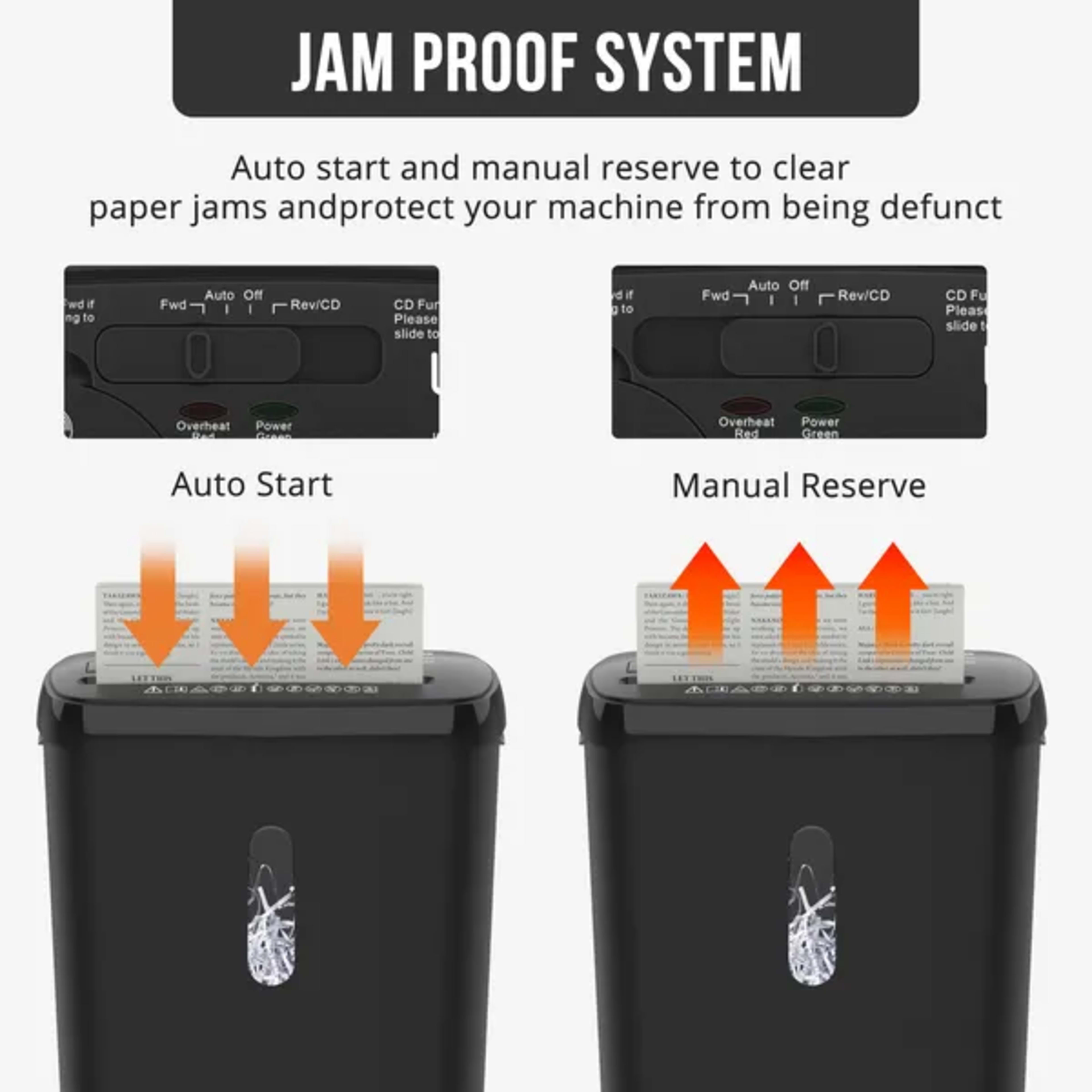 10-Sheet Strip Cut Paper Shredder, P-2 Security Level With 3.17-Gallon Basket, CD & Credit Card Shredder - Durable & Fas 4