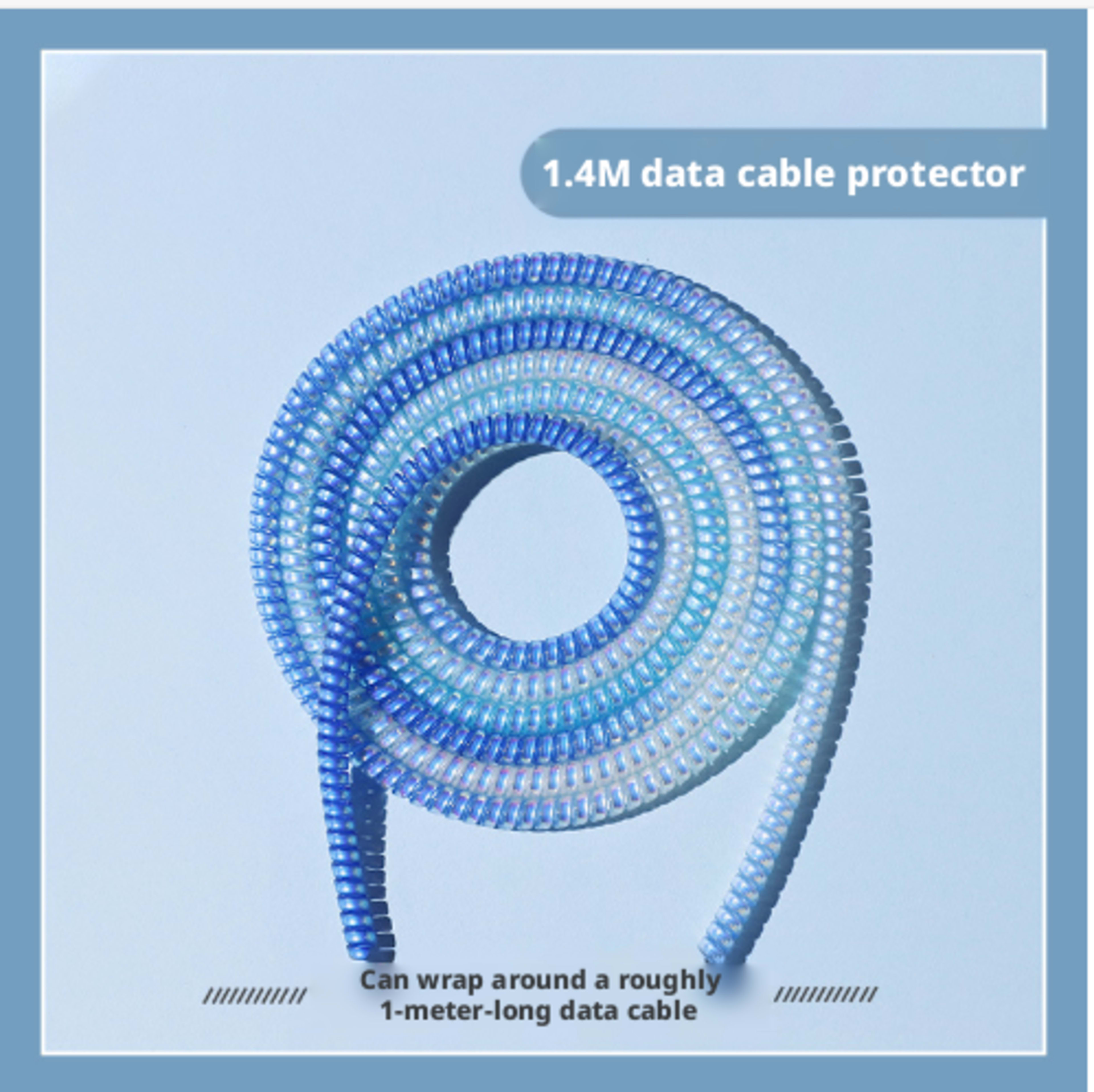 Data cable wrapped around spring rope-laser powder-1 piece 5