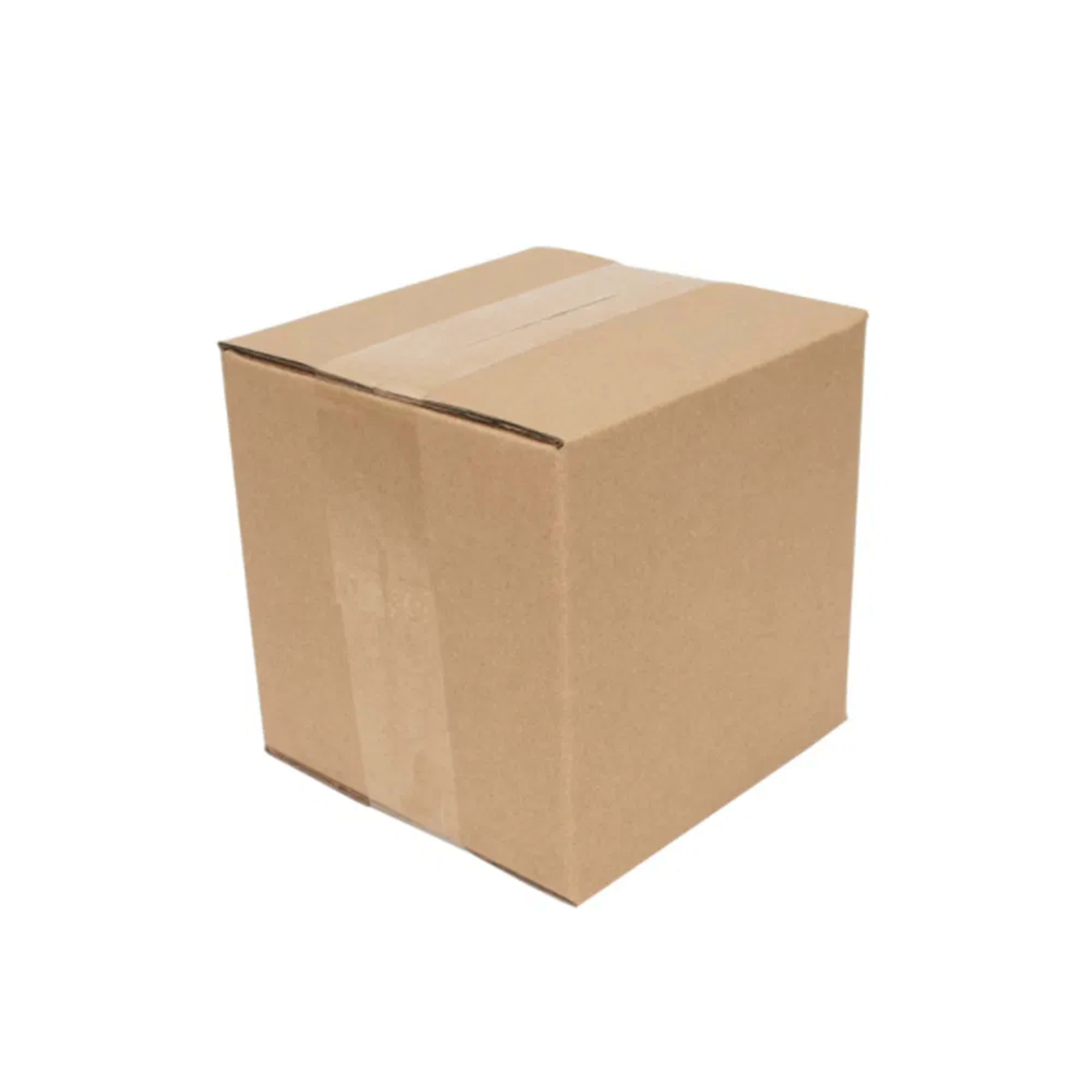 100 Corrugated Paper Boxes 4x4x4' - 10X10X10cm - Yellow 3