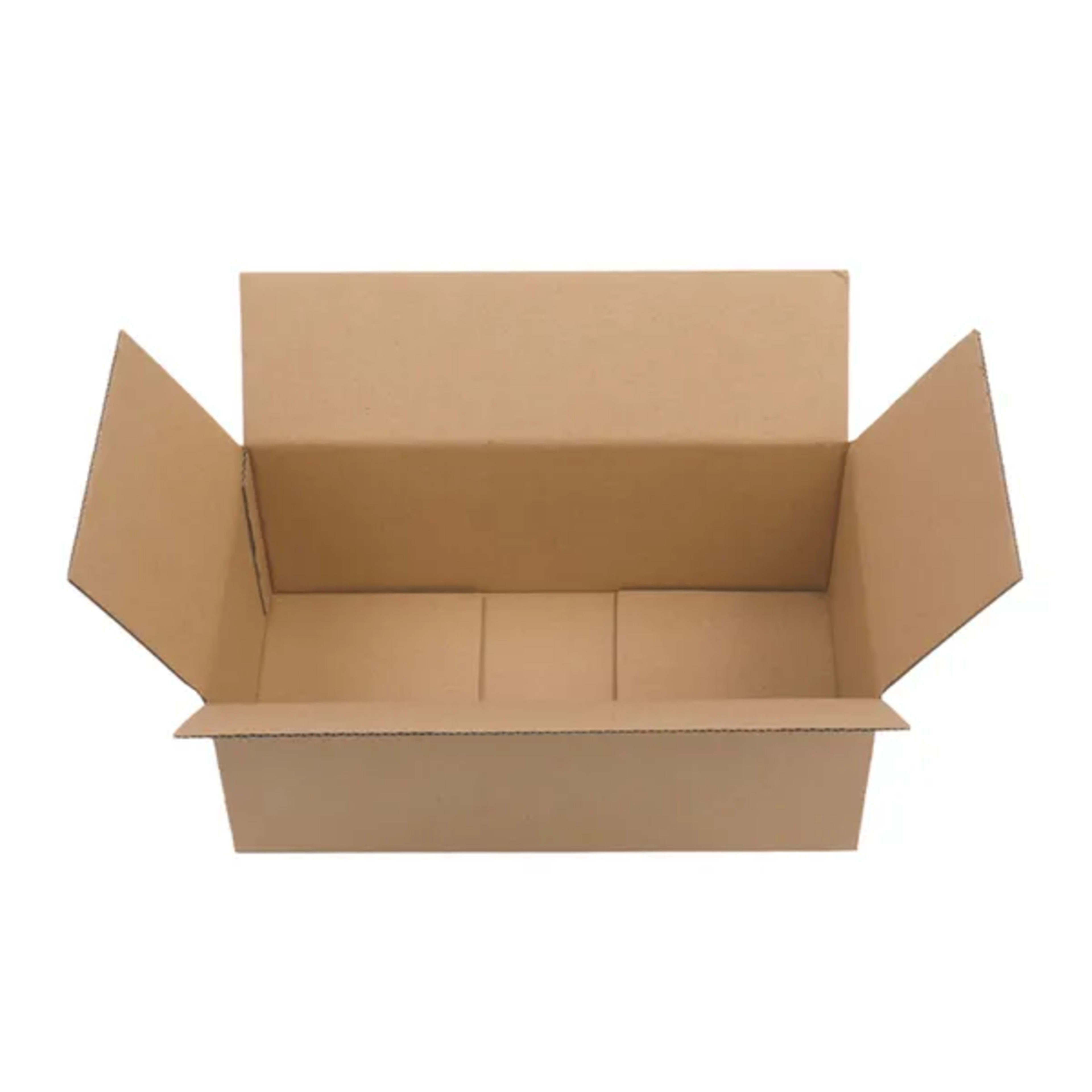 100 Corrugated Paper Boxes 6x4x2' - 15.2X10.2X5.1cm - Yellow 6