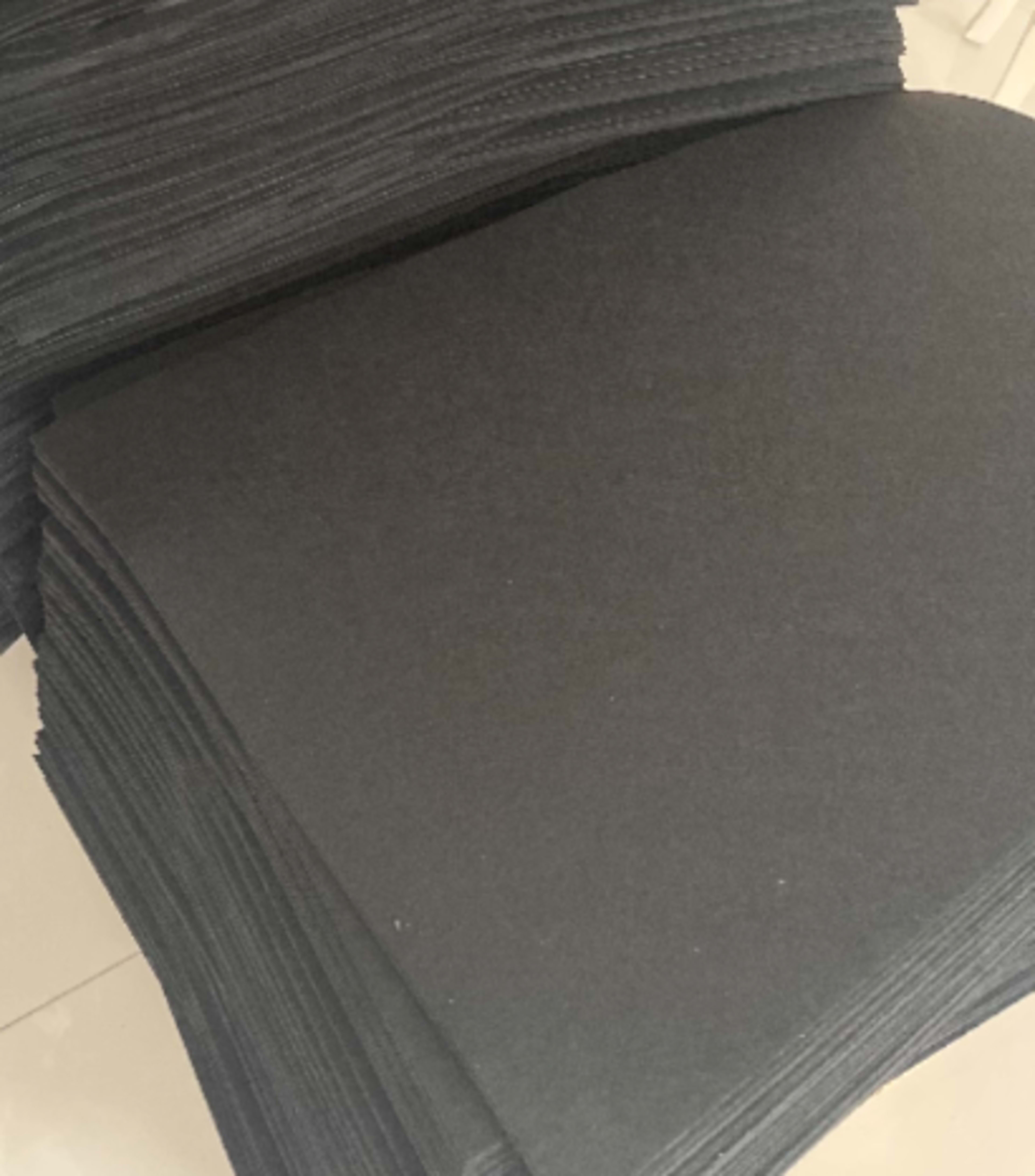 Disposable kitchen mat-felt-50 * 90cm-black-1 piece