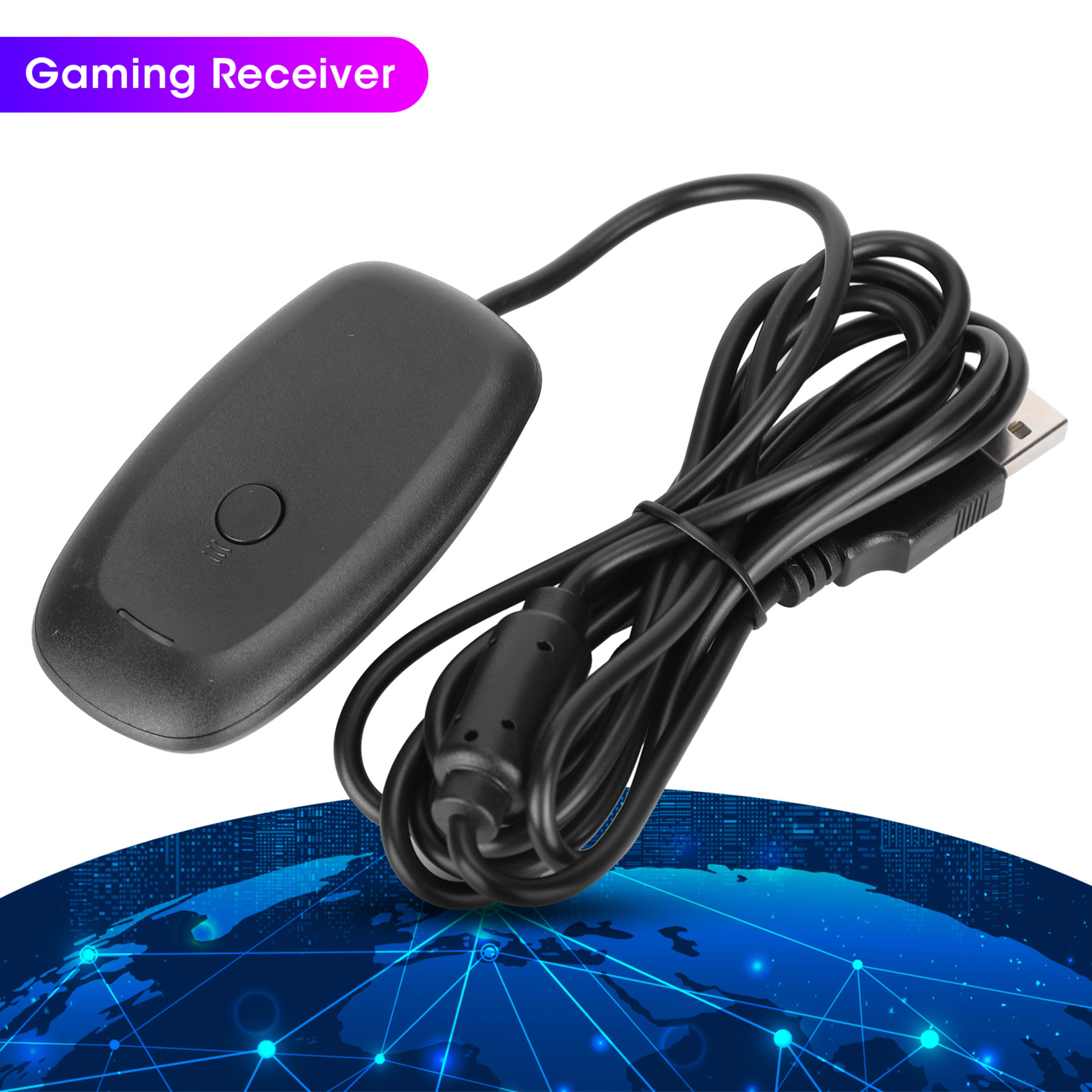 PC Receiver Gaming Controller Wireless Adapter Console For Microsoft X BOX 360 3