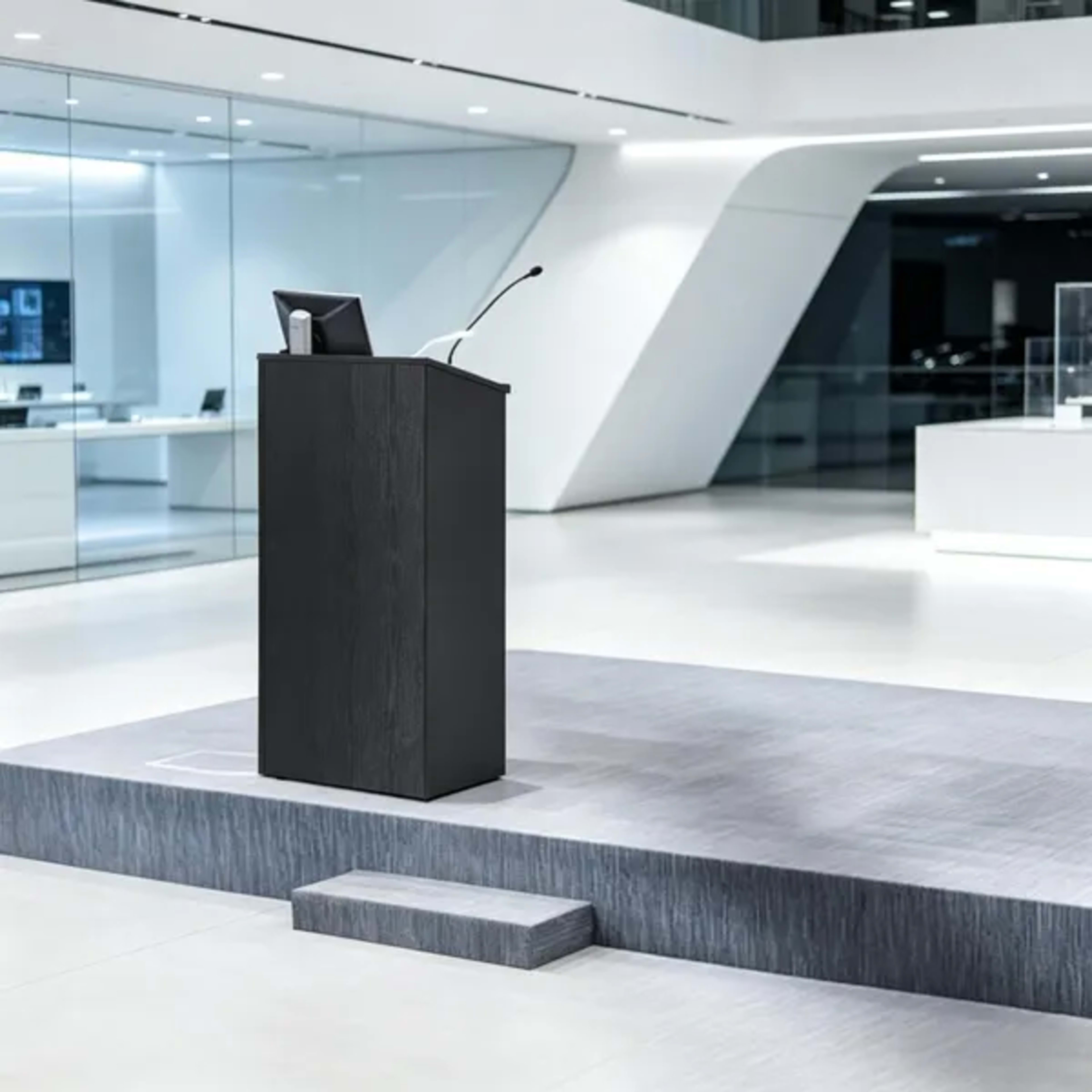 Sleek - 1 X Podium With Easy To Clean 2
