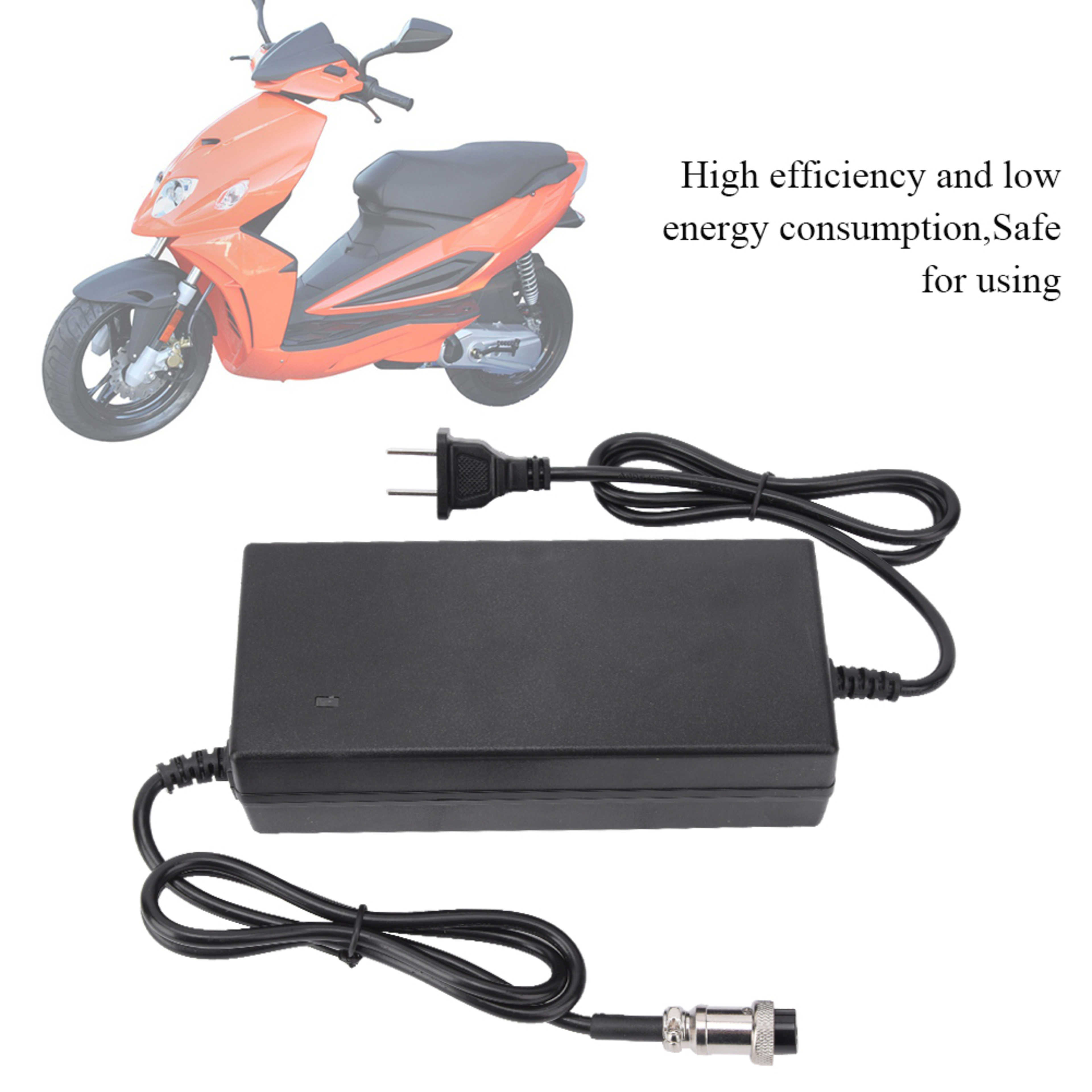 3A Plastic Portable Universal Battery Charger For 60V Electric Scooter Bike 4