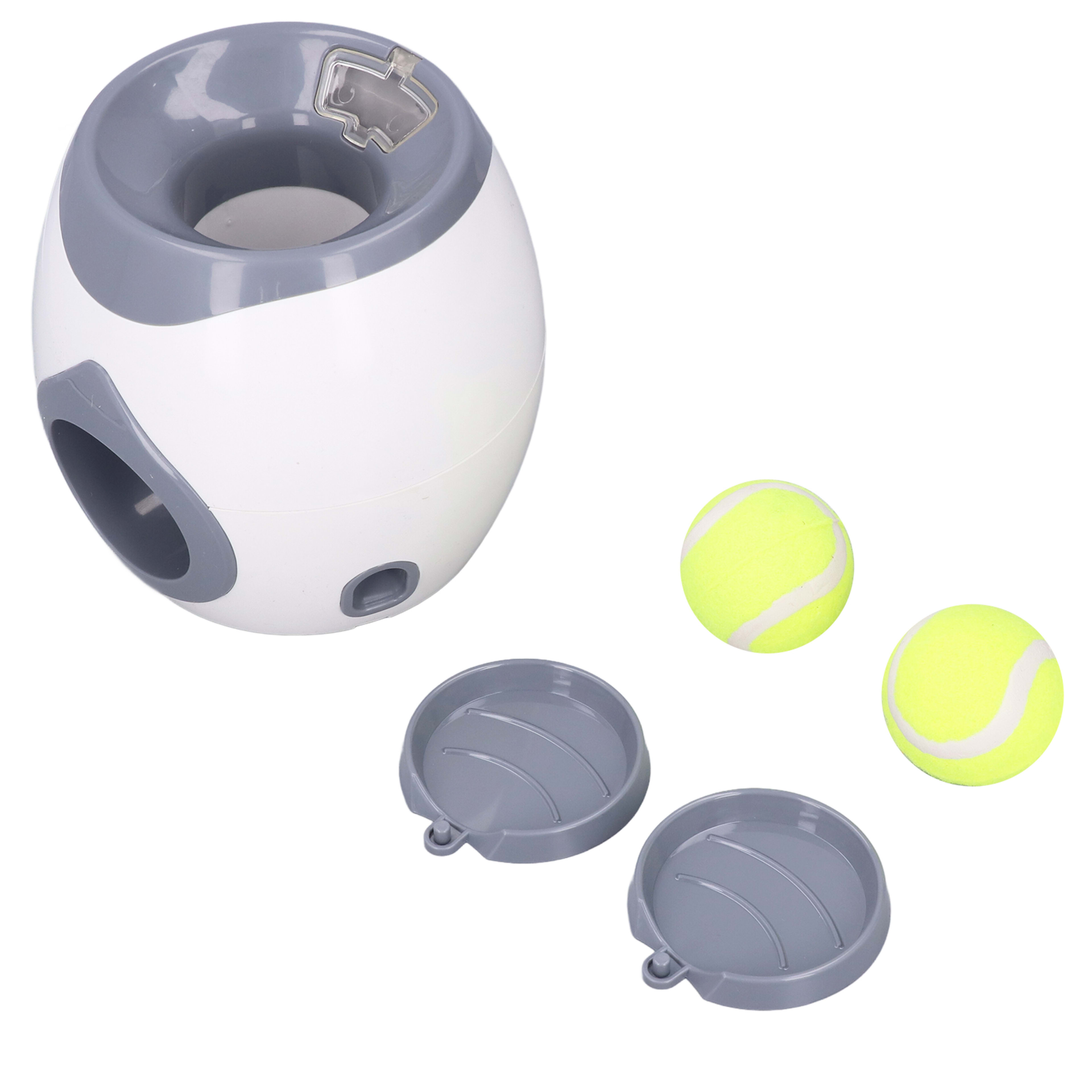 Dog Ball Feeding Toys Dog Tennis Ball Feeding Machine With 2 Tennis For Dog Training 2