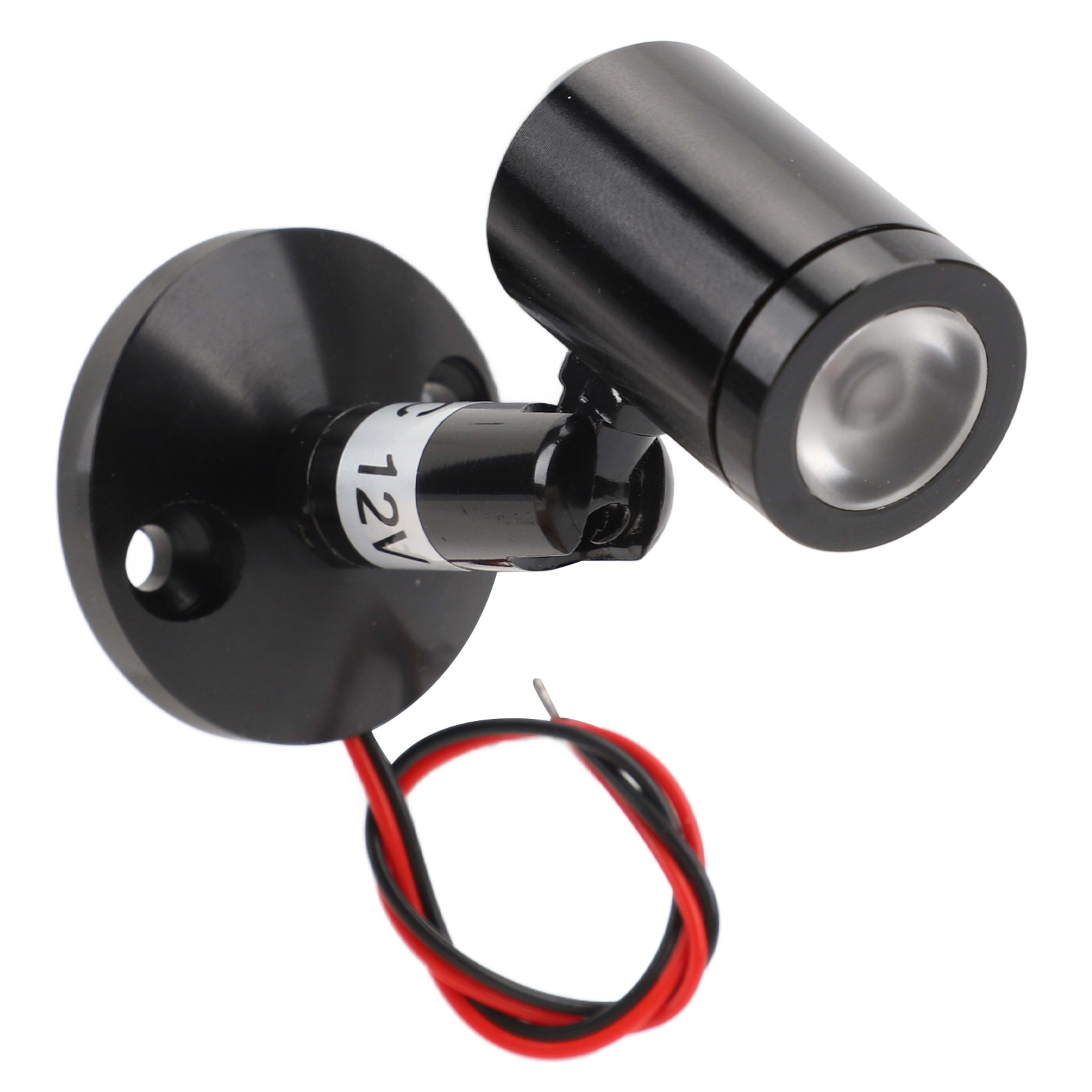 2PCS Mini LED Spot Lights Indoor DC 12V Rotatable LED Accent Spotlight For Jewelry Showcase Display Cabinet Bedside Boat 5