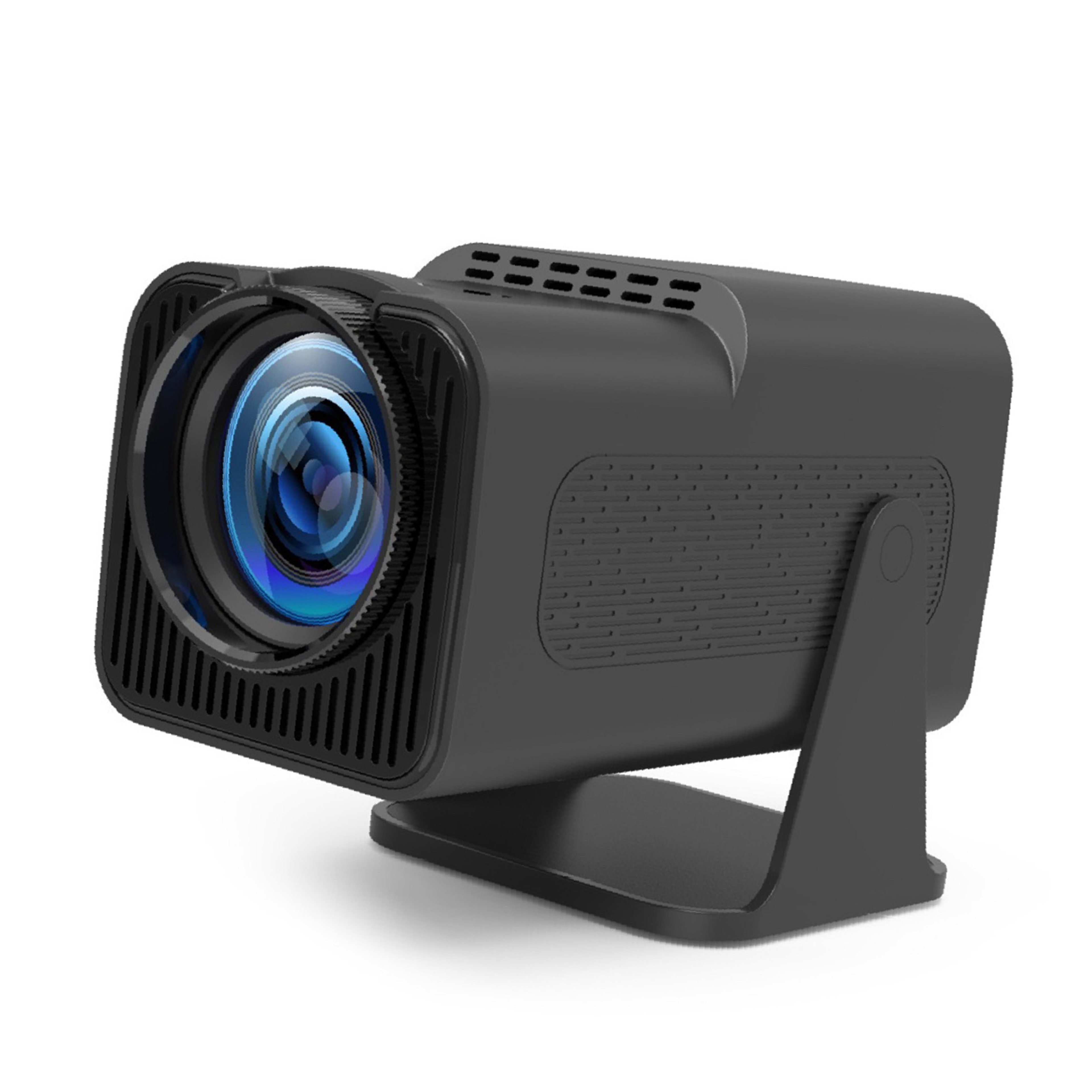 Projector HD For Home Theater Office 360 Degree Rotatable PTZ Portable Mini HY320 AU Plug 110‑220V Black 5