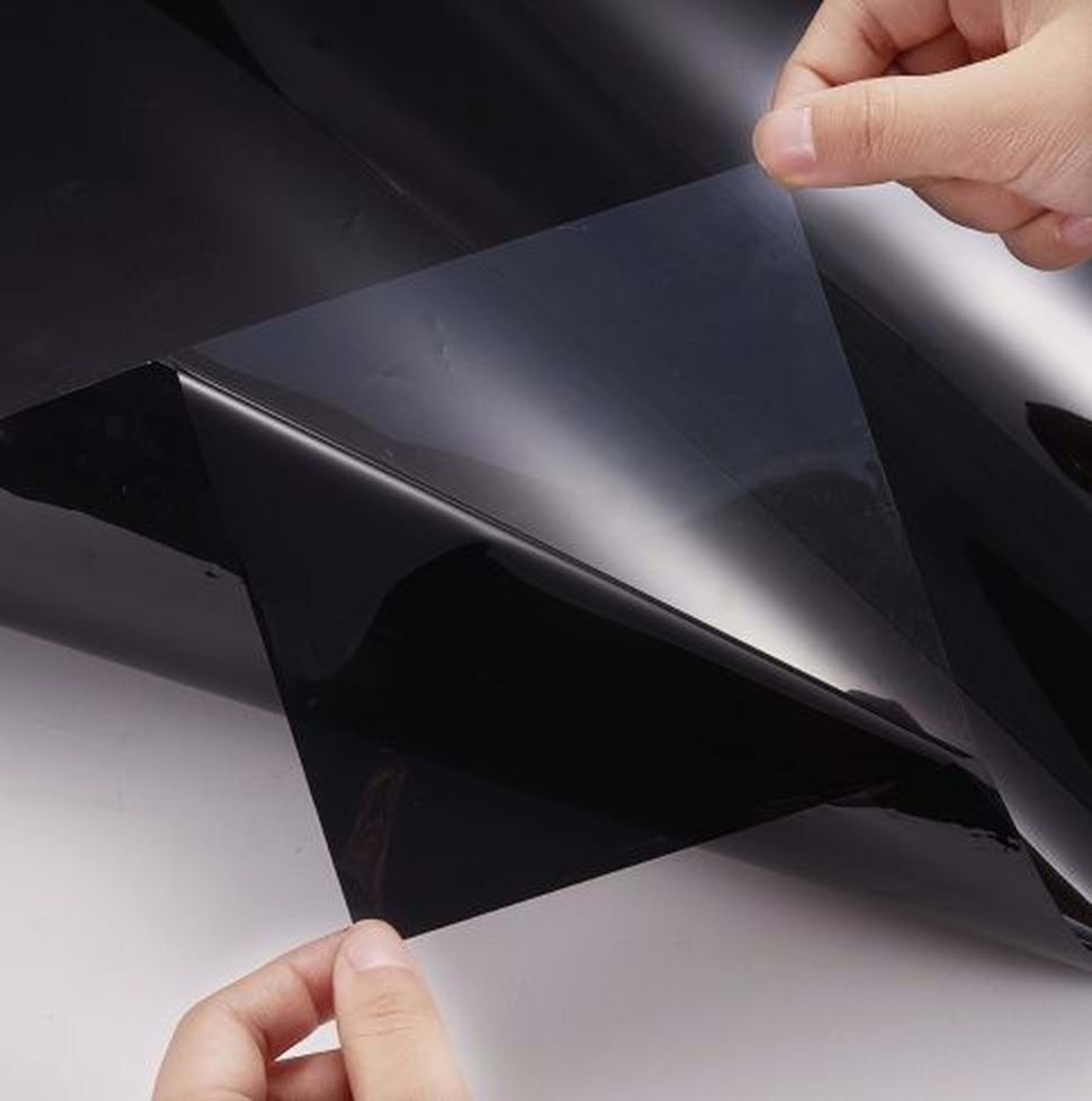 CAR WINDOW TINT FILM KIT TINTING SUPER DARK BLACK LIMO  75CM X 6M UK 10
