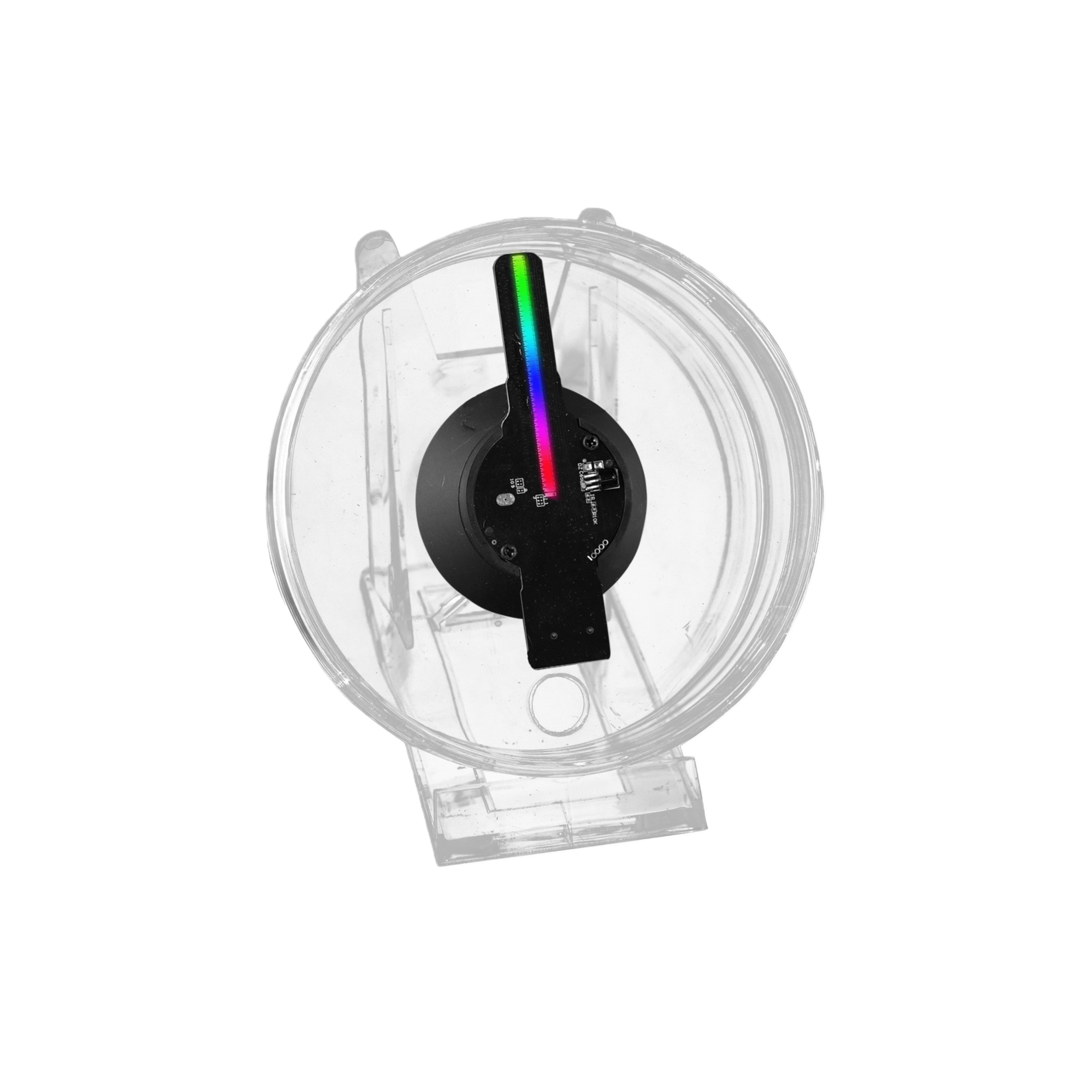 Wiilala 3D Holographic Fan, 4.7 Inch 3D Holographic Fan With WiFi Projector, Built-in Video - HD LED Holographic Diseskt