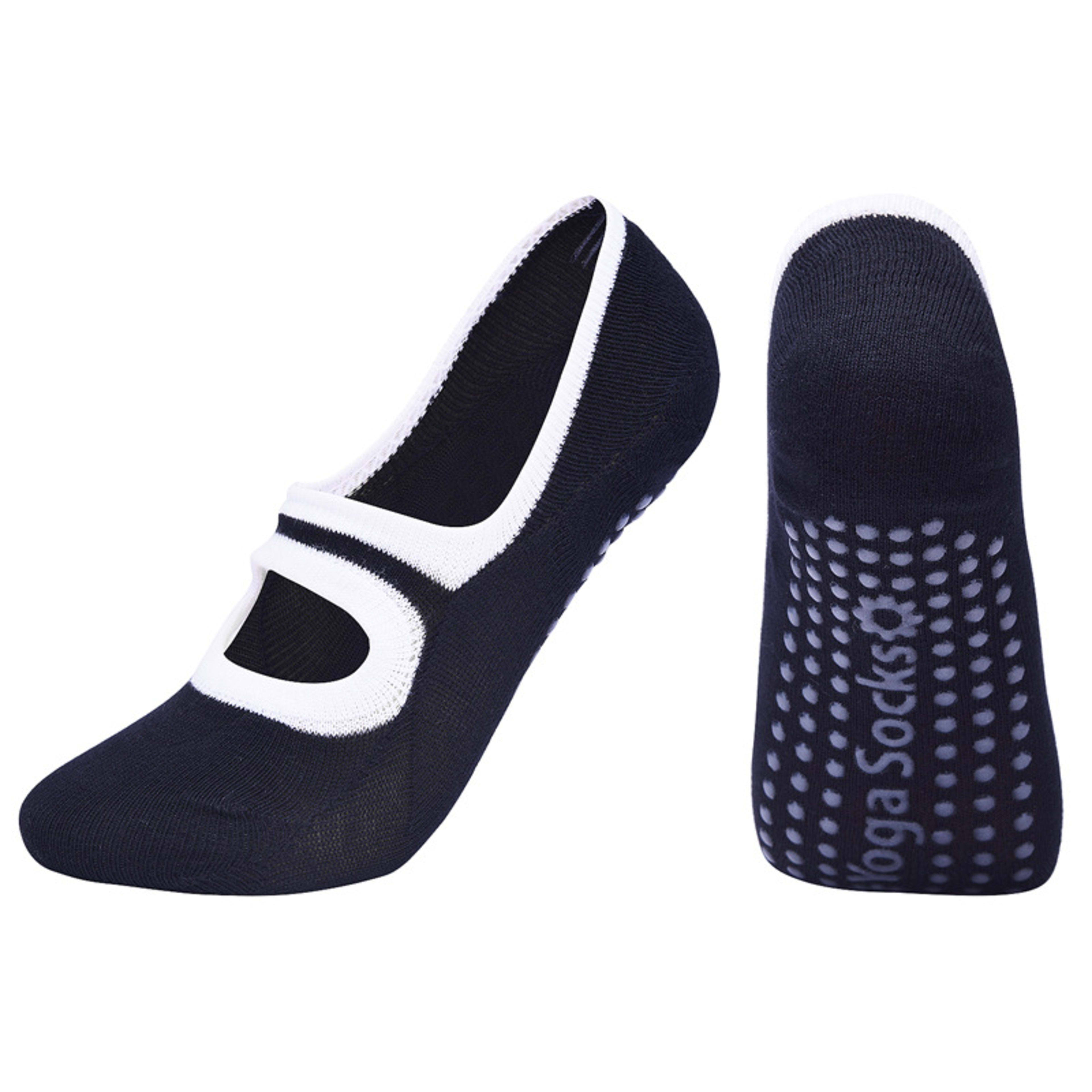 Open-back non-slip gym indoor floor socks 2