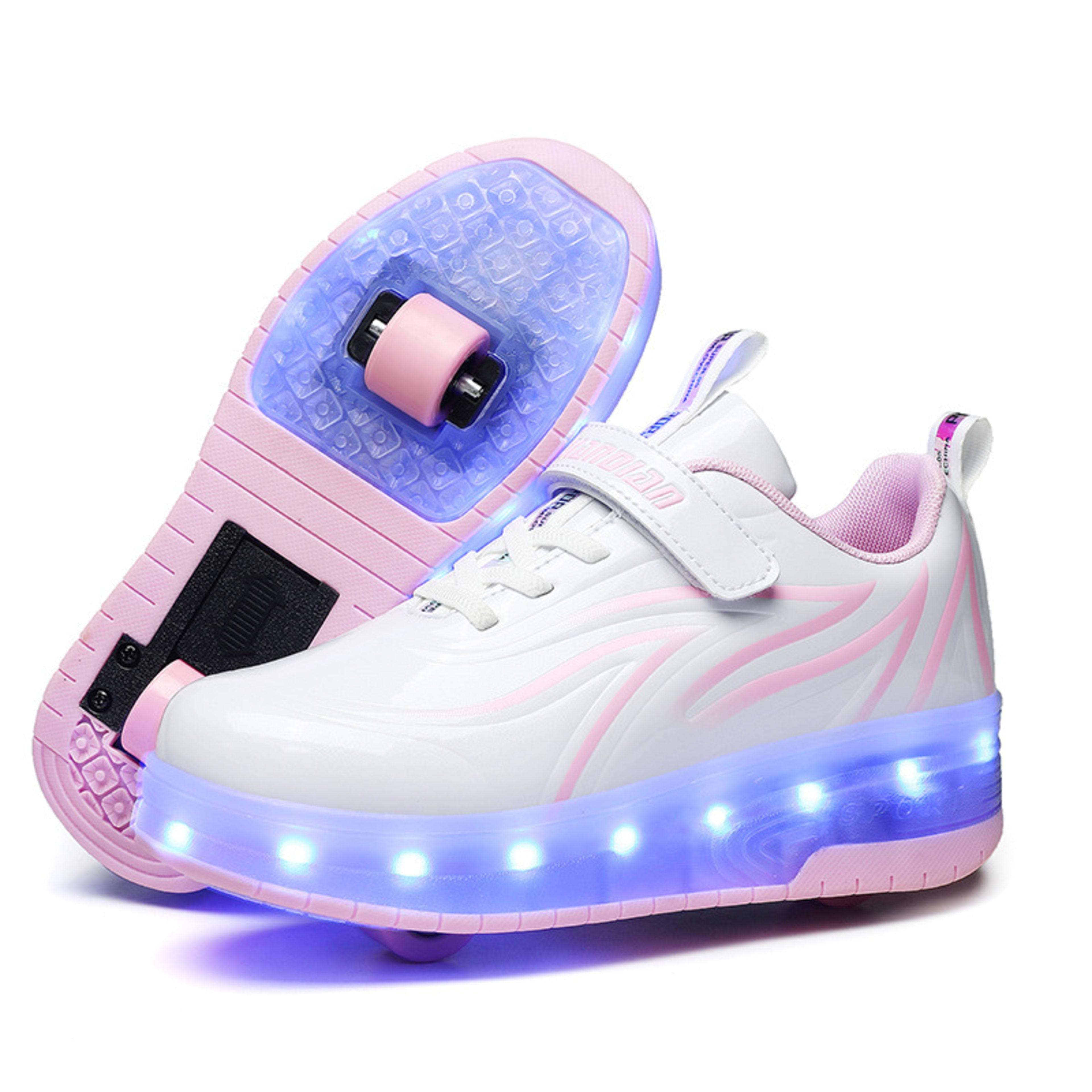 Light Charging Pulley Shoes Single And Double Wheels 3