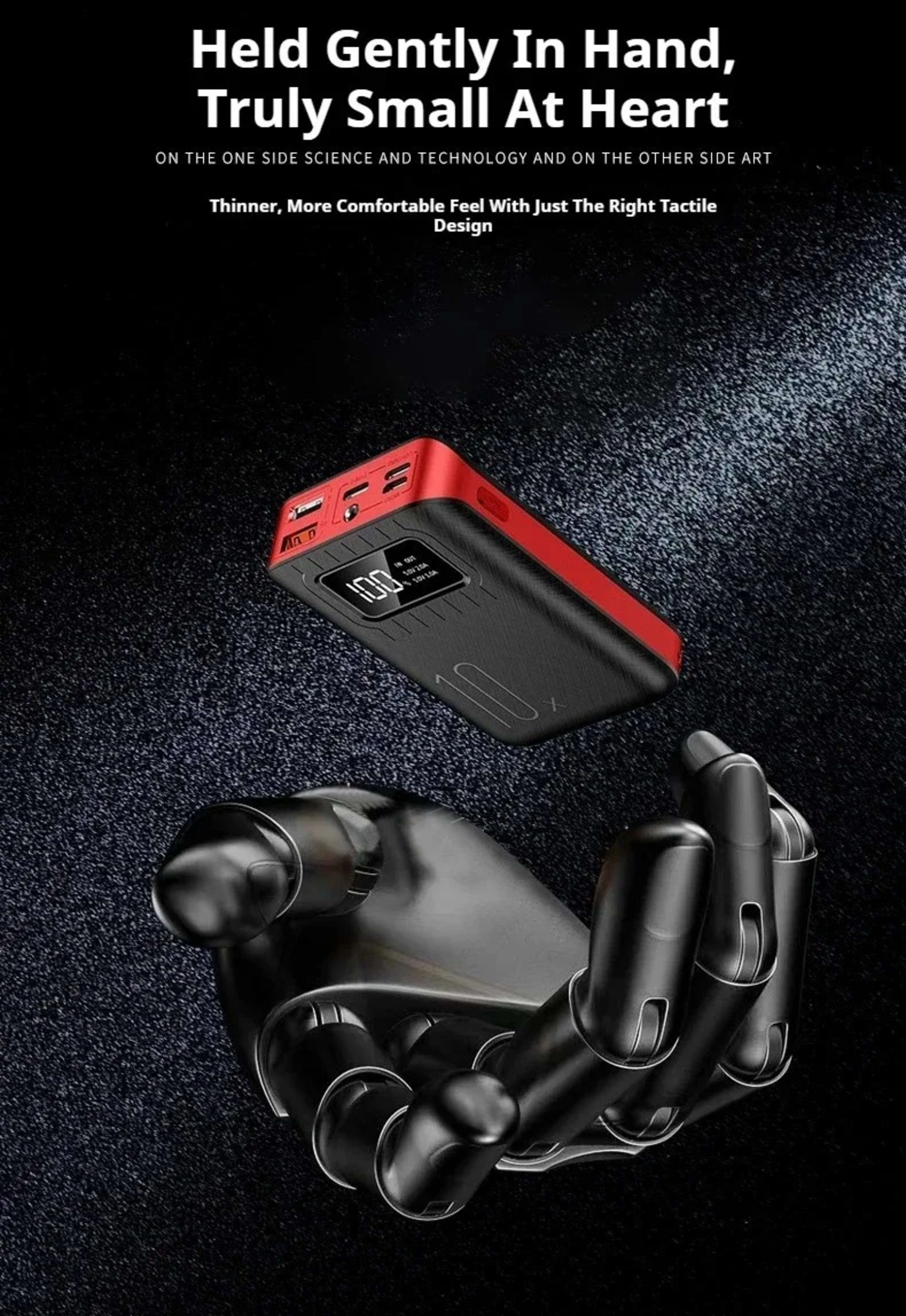 Portable Power Bank With High Capacity 10000 MAhAnd Fast Charging Function, Compatible With IPhone And Samsung. 11