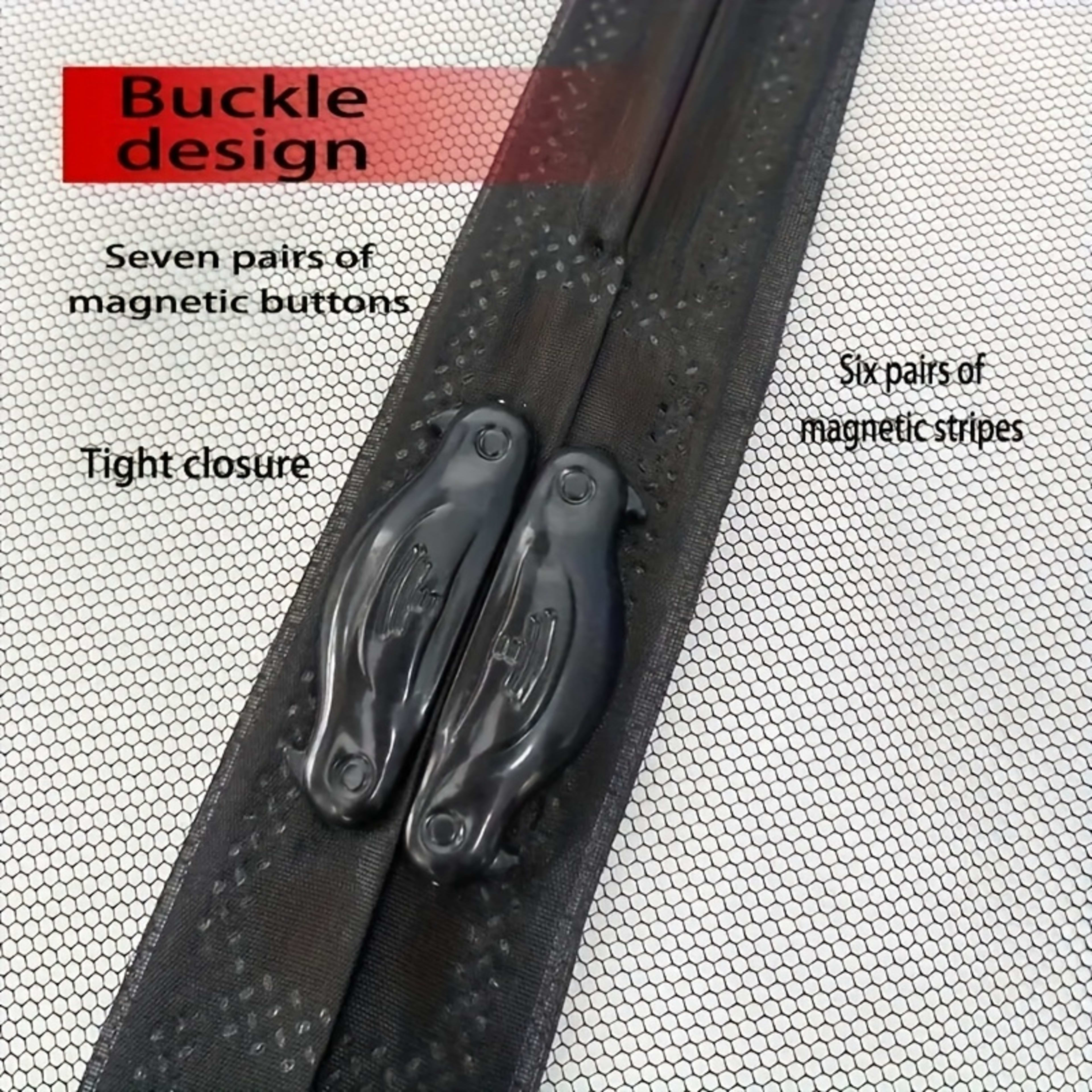 Automatic Self Closing Magnetic Screen Door  Heavy Duty Magnetic Closure, No Drilling Required, Suitable For Indoor Outd 2