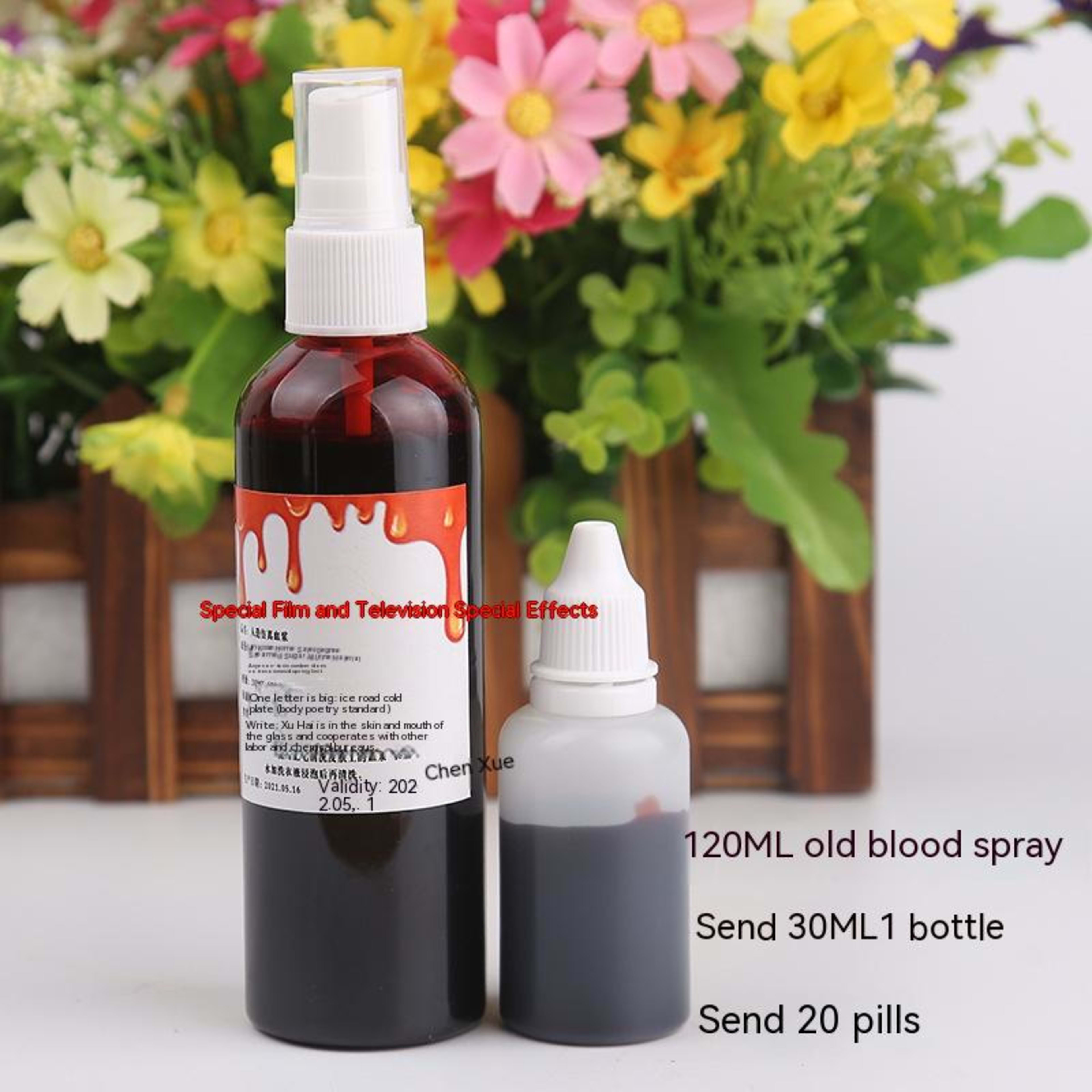 Halloween Decoration Plasma Fake Blood Capsule Simulation Props 19