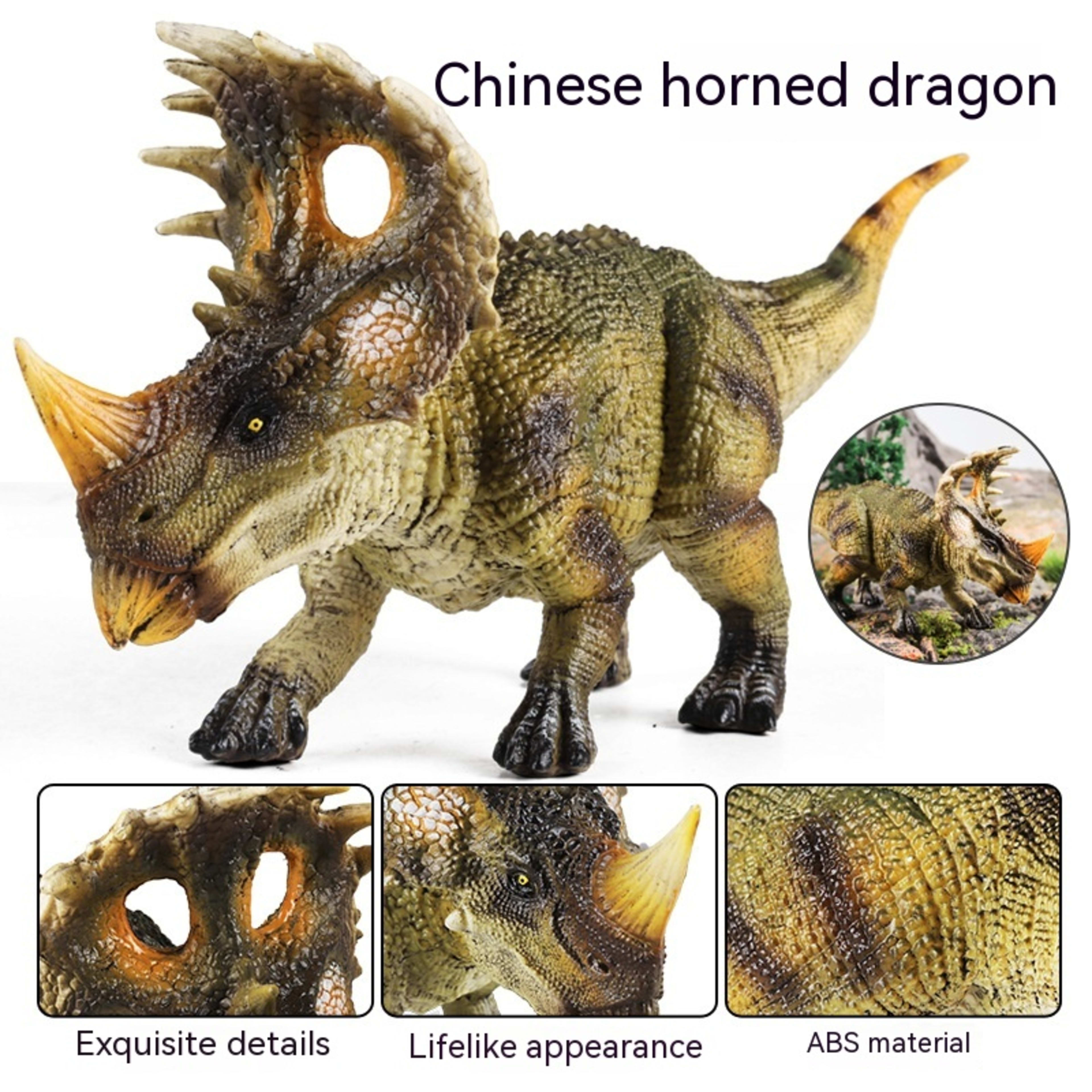 Simulation Dinosaur Chinese Horn Dragon Boy Toy 5