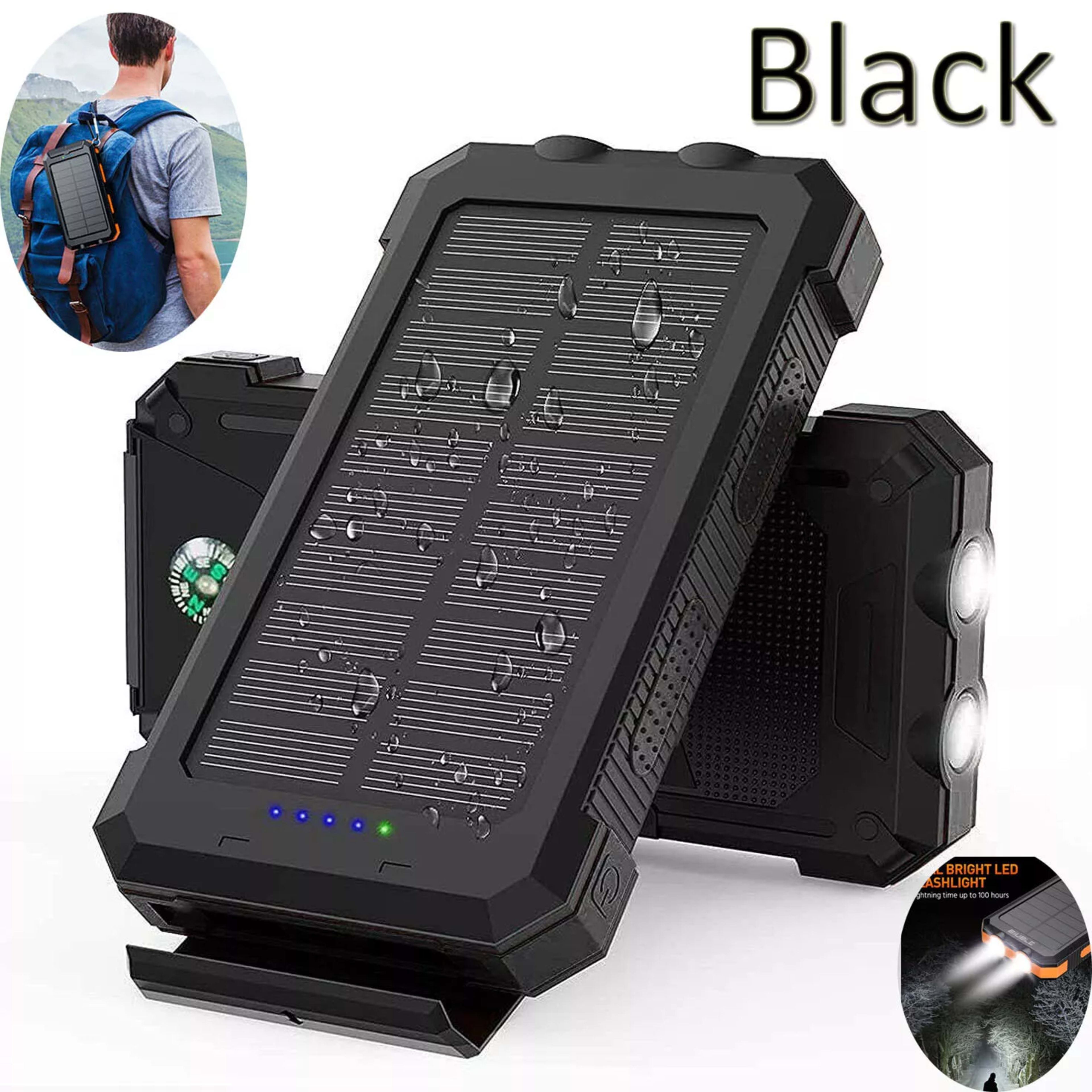 1o000 MAh Solar Power Bank, Waterproof, 2 USB Ports, LED Charger For Mobile Phones 13