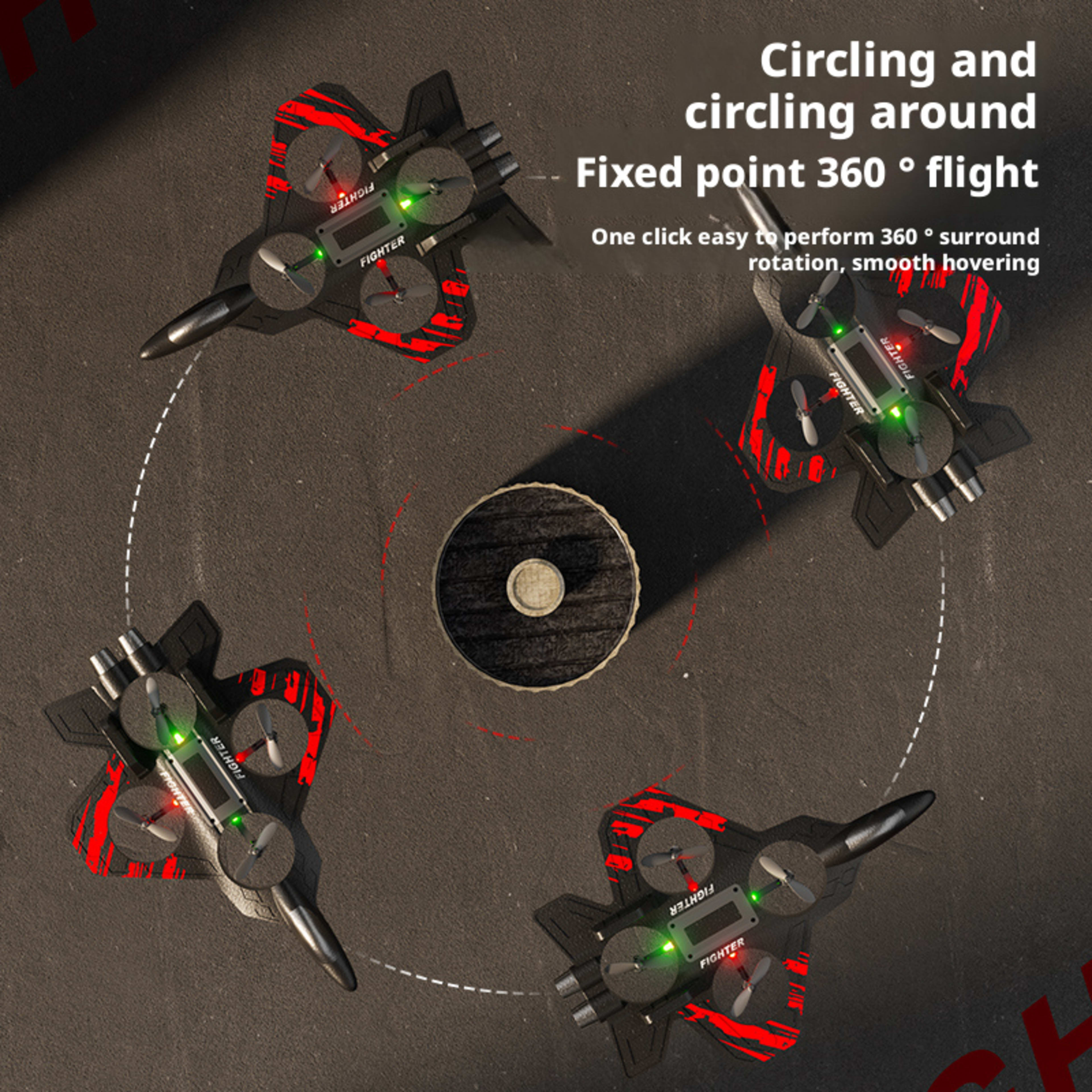 Foam Aircraft - Red,Blue- Dual Power 8