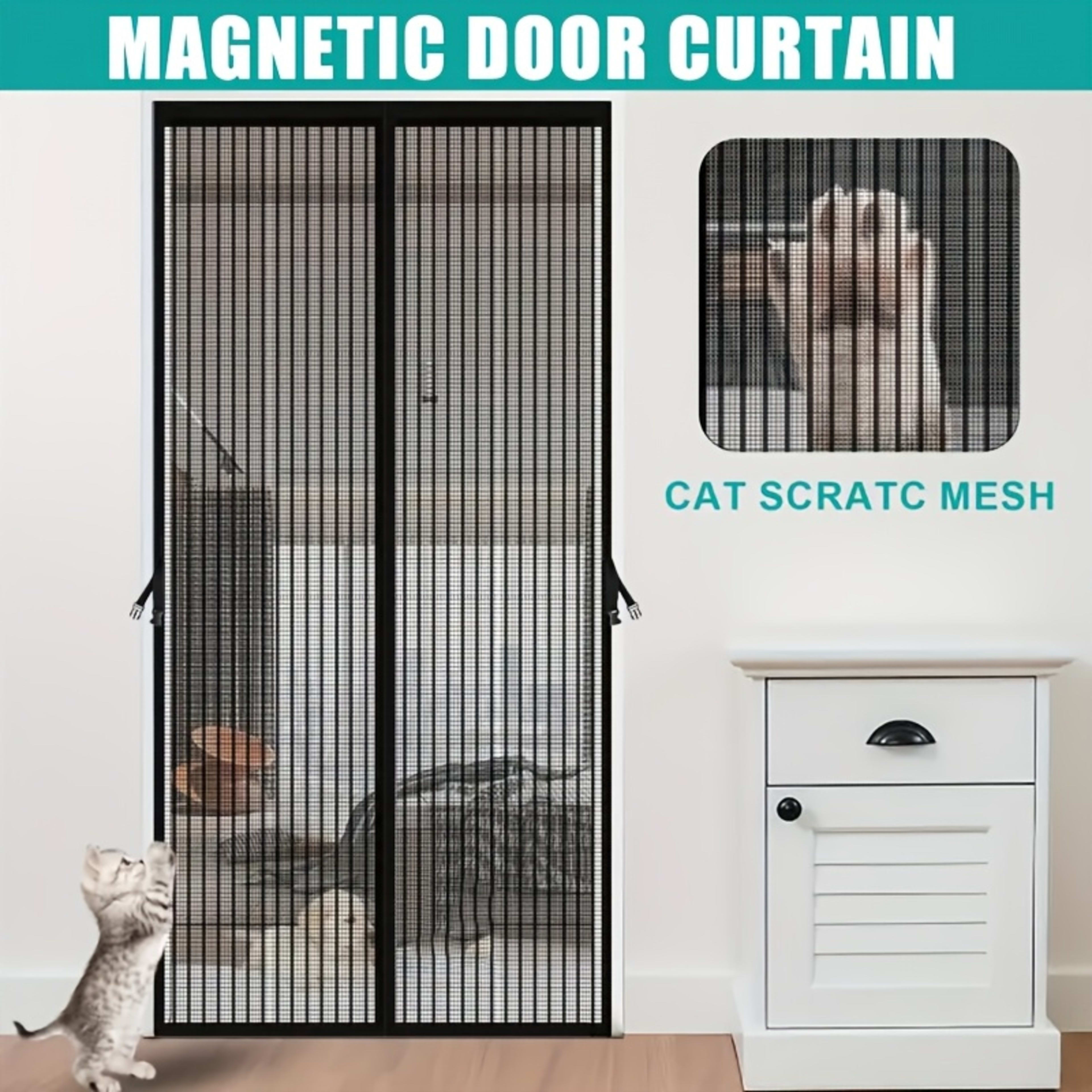 One Magnetic Mosquito Screen Door, Upgraded Summer Screen Window, No Drilling Needed, Made Of Diamond Mesh Material - In 6